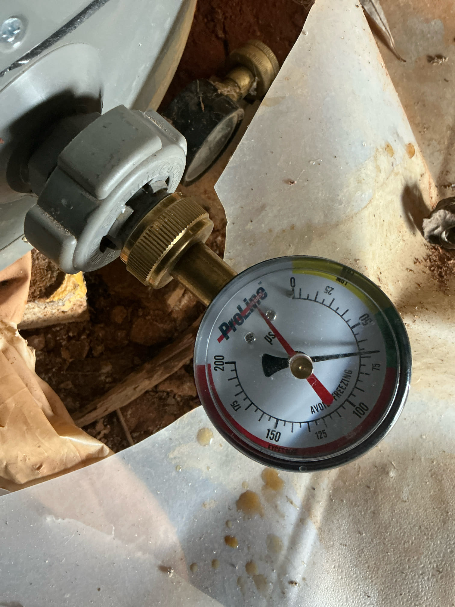 Inspected plumbing in crawl space and all fixtures. Recommend replacing water heater in crawl. Told Customer that it would cost $3000.87to replace water heater. There are no leaks at this time. Dishwasher is not connected and customer will have new dishwasher installed if house is purchased.