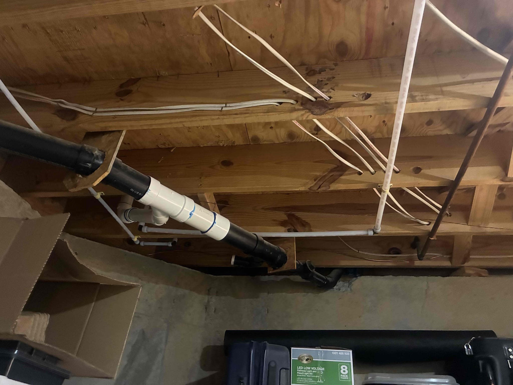 Returned to begin and complete customers whole home water system replacement. Removed old copper throughout home and installed three-quarter and half inch Uponor pex piping. With customer approval, cut sheet rock and cabinet in certain areas of home in order to access old piping and install new. Explain to customer about sheet rock and that we do not repair also left certain small portions of copper approved by Customer in order to fully complete system without Maximum deconstruction. Installed new three-quarter ball valve, new stops and new PRV. Secured piping with straps throughout home. After work was complete turned on water to check throughout home for leaks and proper function of all new work, went over all work with Customer and reviewed any alterations throughout home.