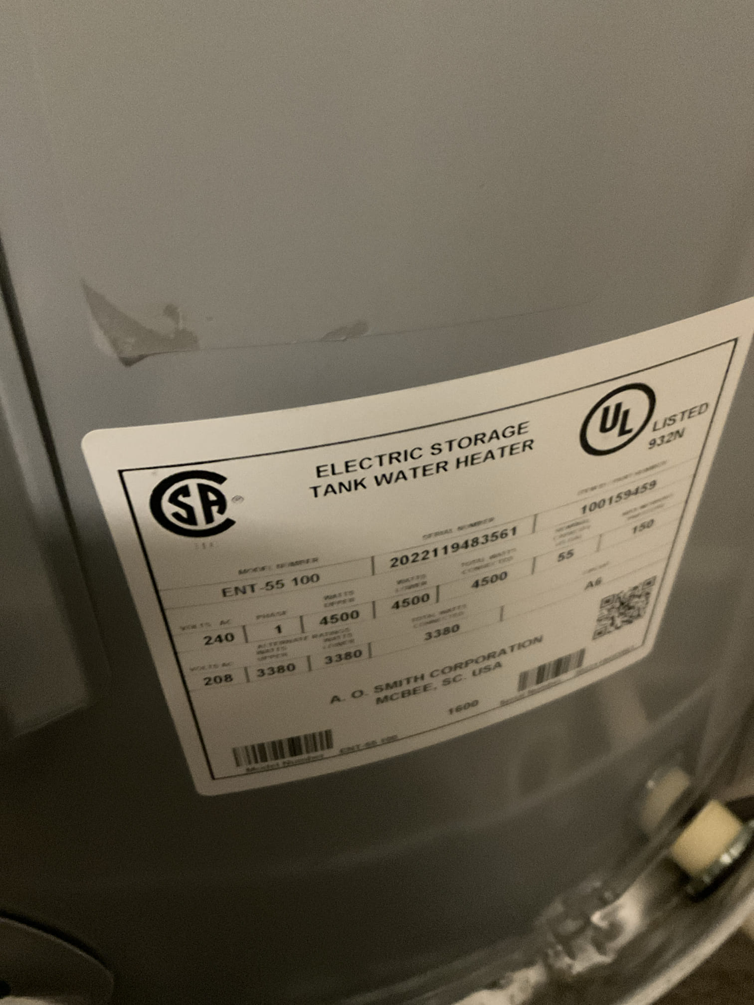 Checked hot water smell issue , did not smell today , told her need flush water heater to see if help , quote $225 , customer declined service 