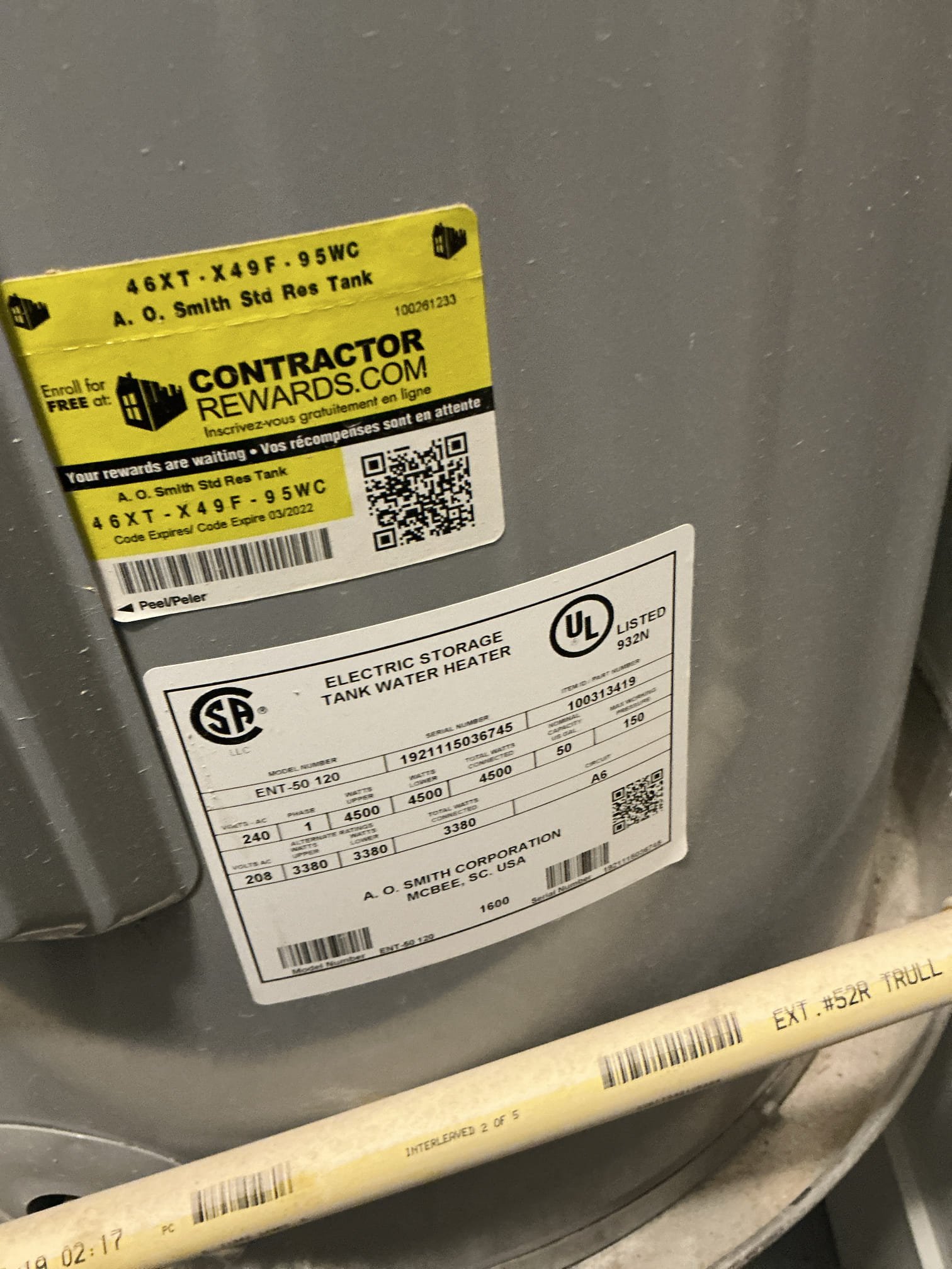 Diagnosed garbage disposal not working properly. Customer had already purchased new disposal. Removed old moen disposal, installed and connected new moen disposal provided by customer. Tested new disposal for proper operation and leaks, no issues or leaks found with new disposal after work completed. 

Checked water heaters and water pressure both are good.