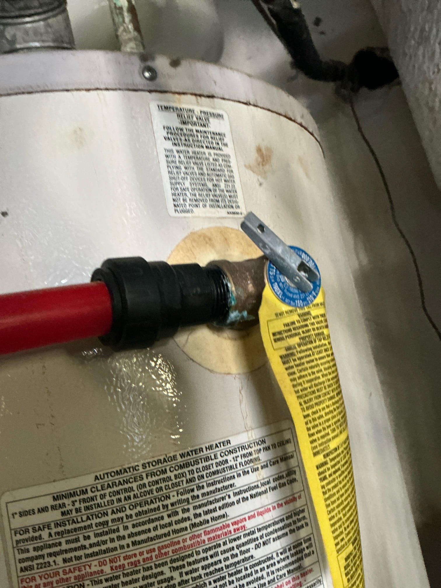 Customer called out for a leak appearing in the driveway after short evaluation will determine the waterline to be leaking confirmed with customer suspicion.


Gave customer option to jackhammer area where the leak most likely be. Customer agreed dug down and jackhammer 2 1/2 feet found crack bell coupling used on long sections of  PVC repaired with pex a , previous fitting fail due to slight bend when installed.

Properly compacted soil, and use sand to bed pipe also use gravel per customer request to fill in hole


One year labor and parts warranty 