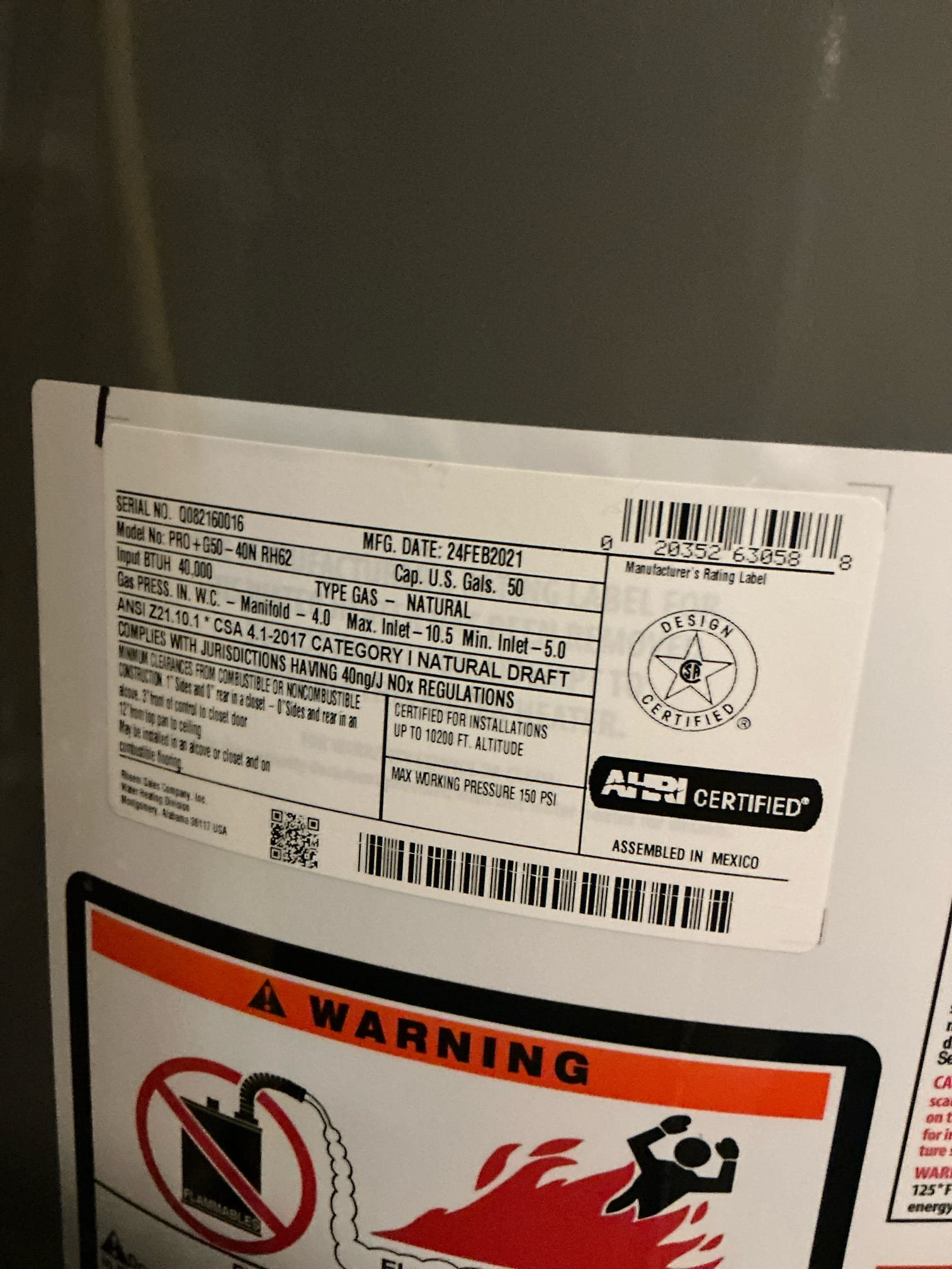 No leak detected.