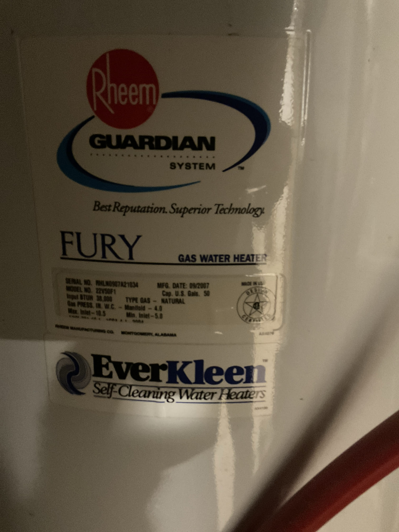 Quoted different repair today include prv and water heater replacement 