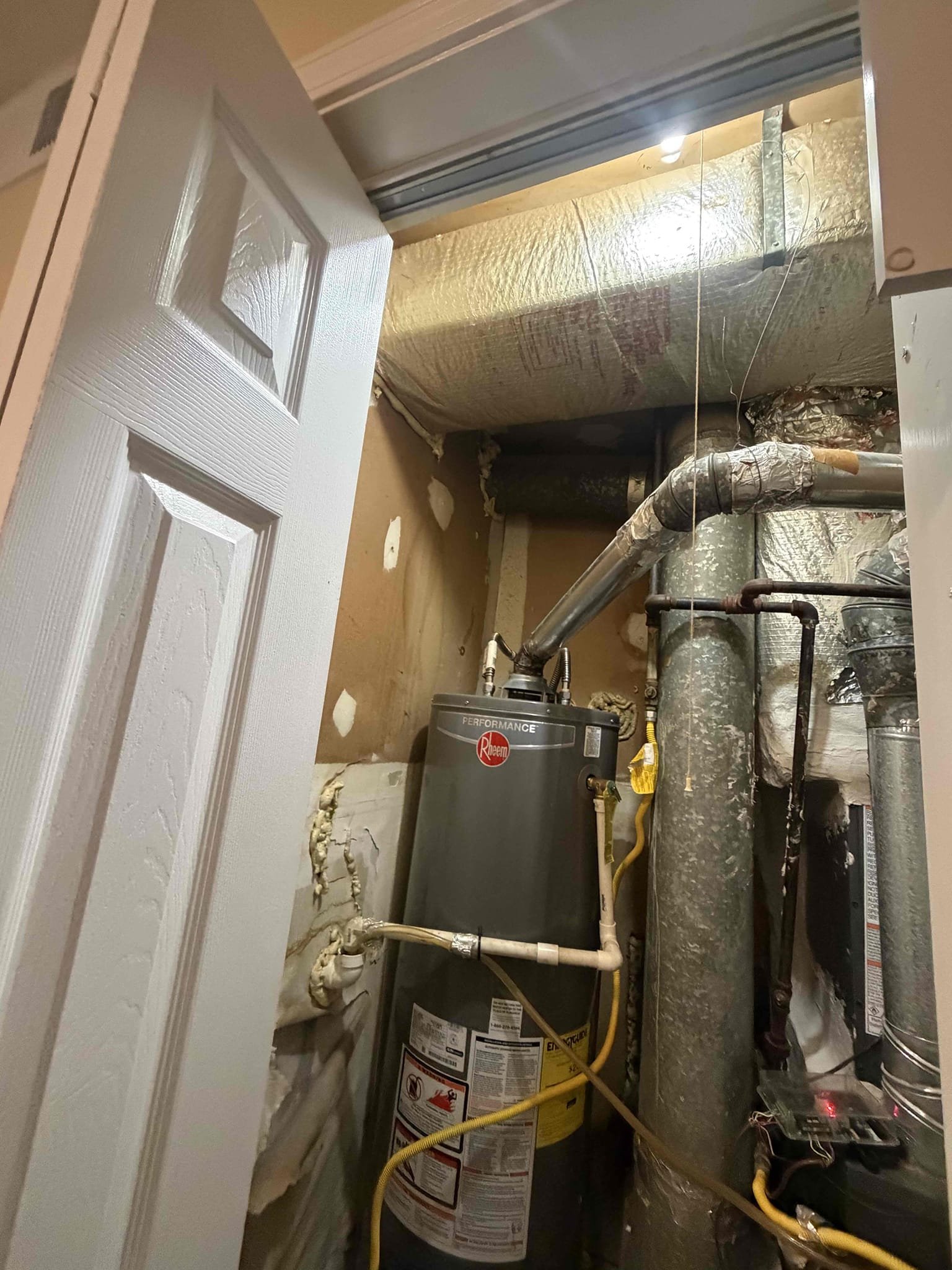 Upon arrival, customer states they are experiencing a leak. After inspection, noticed no whole home shut off. Also noticed home is currently sitting at 140 psi of water pressure. Informed customer we need to replace ball valve and PRV to isolate and locate which side the leak is on. Customer approved. Installed new Watts 25AUBPRV and quarter turn ball valve shut off. Once work is completed, we check where leak is. Notice leak is on water service side. Dug up at meter, found water service runs under driveway. Informed customer he could attempt to call locates to have them come out to attempt to find leak. Also provided customer estimate to replace water service. New water service run along side of driveway and enter home. Will return tomorrow to replace water service.