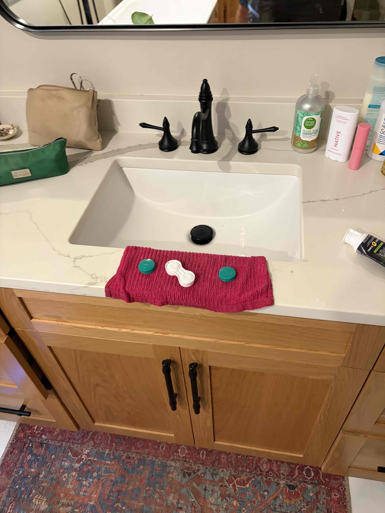 For this job, I came out to supply an estimate for a homeowner looking to upgrade their bathroom fixtures in the powder room, the lavatory in the upstairs and in their master bathroom, provide a different estimates of what we could do. They are also considering about replacing a single toilet. He gave them options for if we installed or if they supply it. Additionally, they’re looking to replace all the widespread faucets in the home with customer supplied options at this time it’s just an estimate. Only CUSTOMER will reach out when they are ready to do the work.