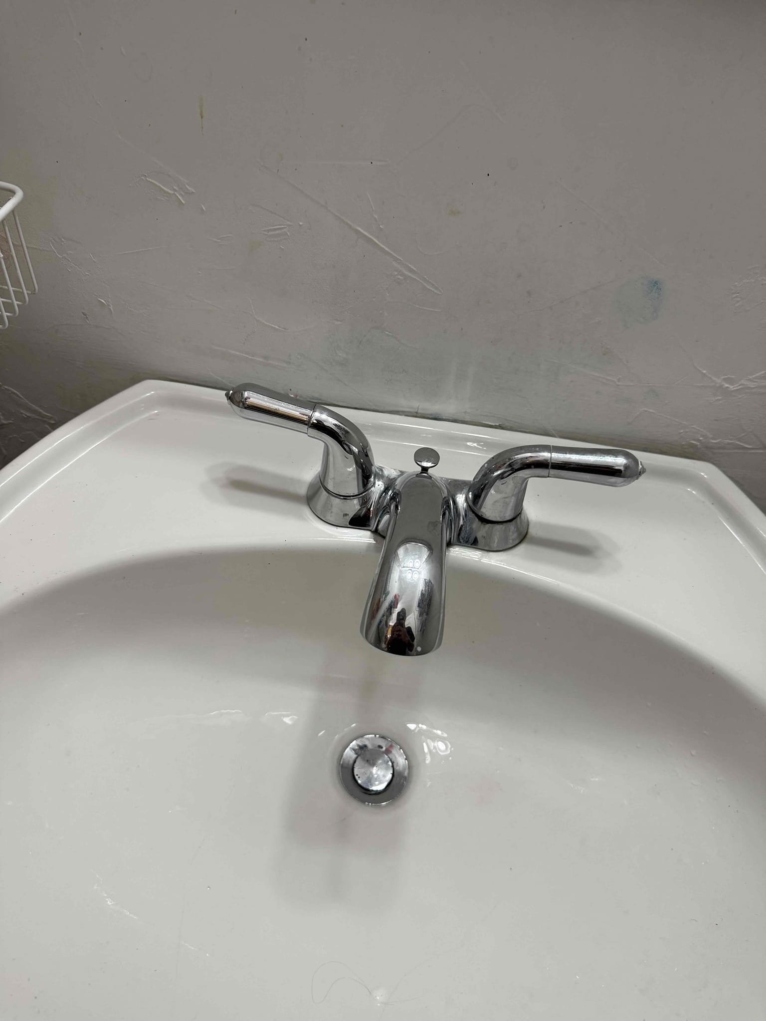 Hot side dripping on lavatory faucet upon arrival. Customer stated she turned the hot water on and it drips constantly. Informed customer we could replace the cartridge. Gave customer estimate, customer approved estimate. Replaced cartridge with a new one with new seats and springs. Turned stop back on and faucet is no longer dripping and is working properly. Recommend customer replace both stops due to the hot side dripping when turning off. Stops are currently working.