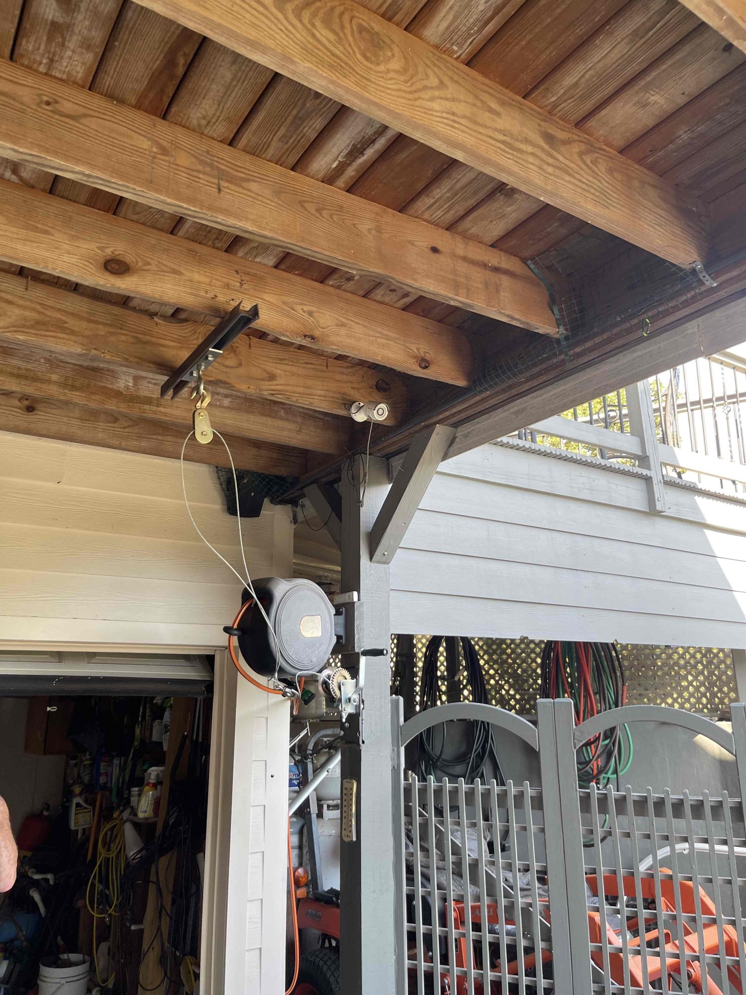 Left quote to run a gas line from a 3/4 line in the exterior of the home, and connect it to a 1/2” line on the exterior of the home. 