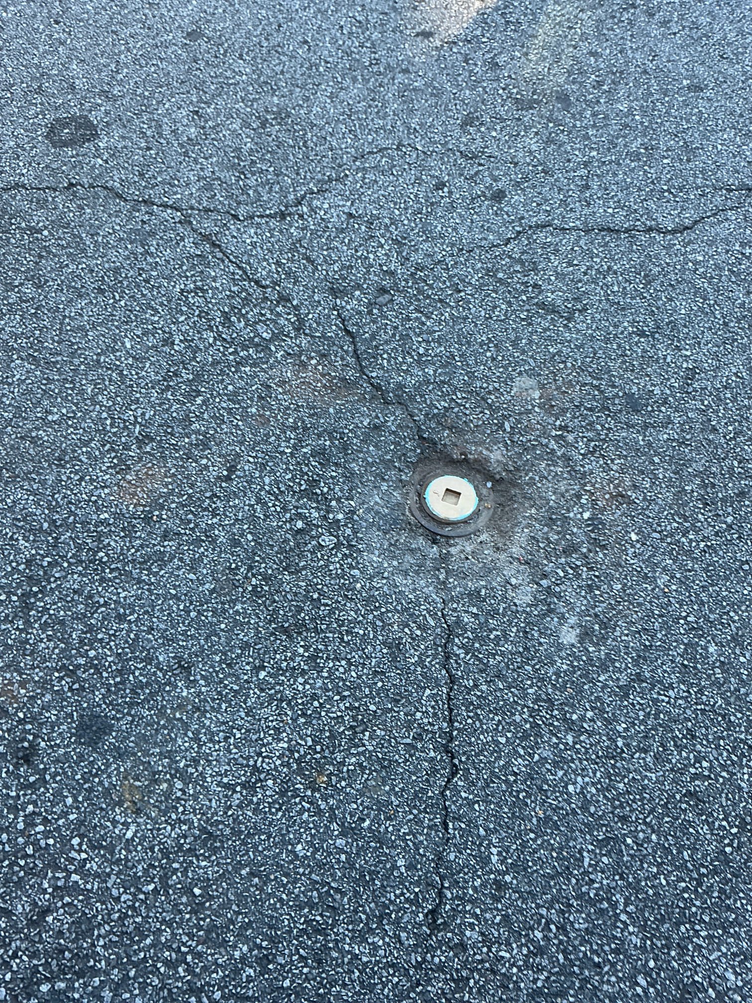 Installed customer supply to clean out cap