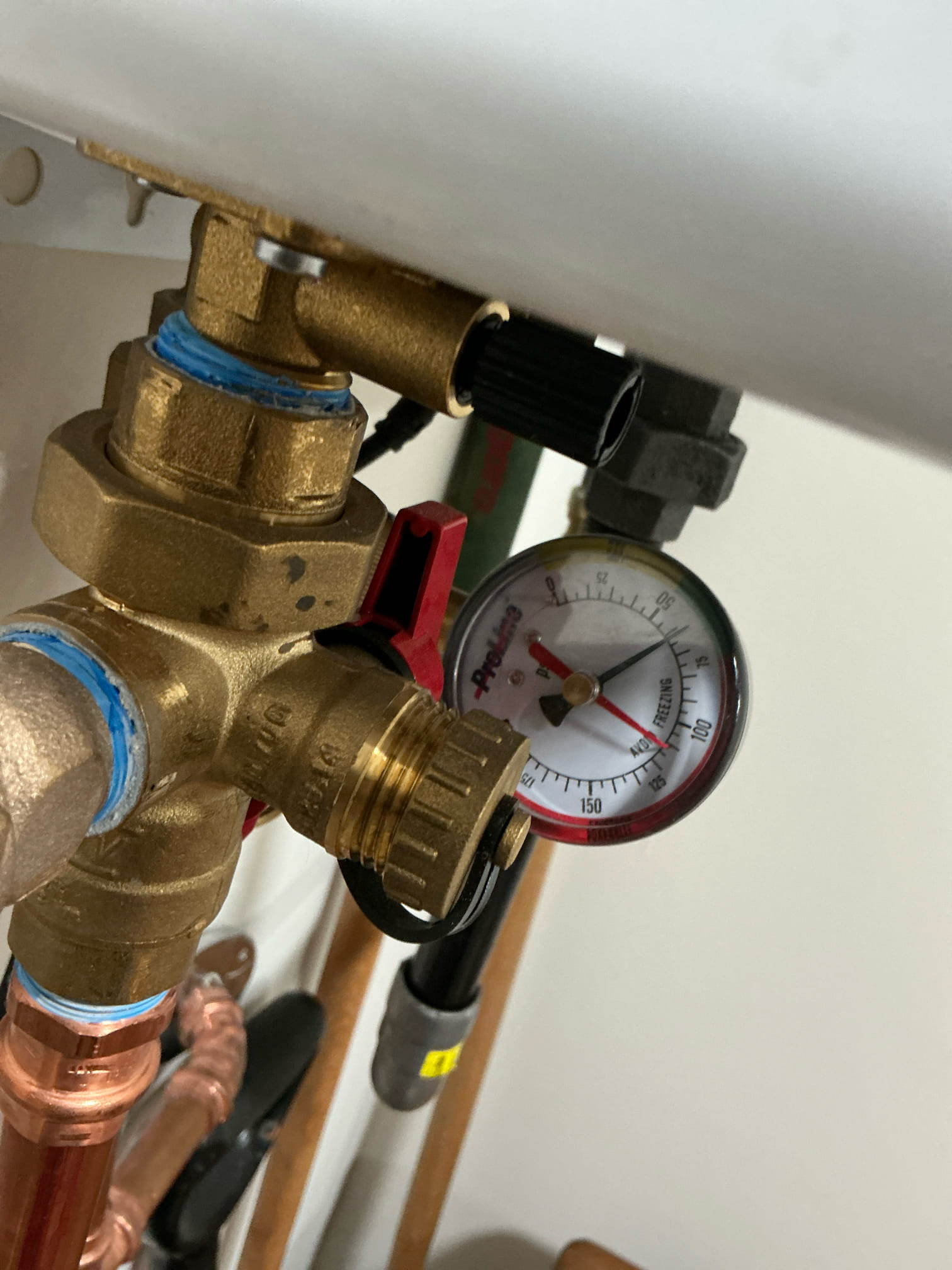 Found that toilet in master restroom is leaking from tank. Gave option for replacement and repair. Customer with decision.