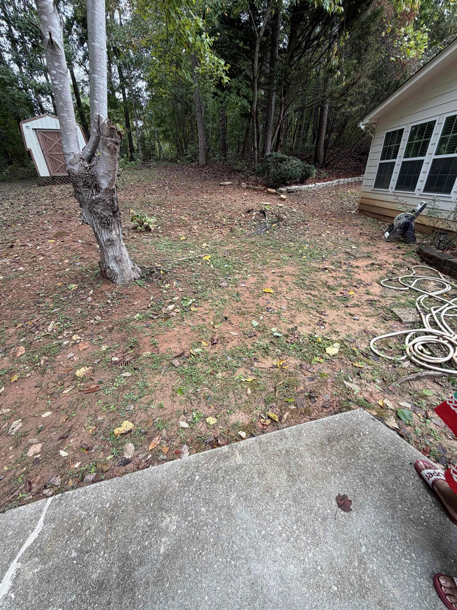 For this job, it came out to take a look at a French drain that was clogged up with mud dirt and debris. The options are very limited on what we can do. The corrugated pipe is approximately 10+ years old, if we were to get the corrugated French drain line, the corrugated will break due to how much water pressure is going through the pipe considering the pipe is super brittle more than likely it’s just in a break and will need to be replaced. I gave an estimate to get the corrugated line, however it is strongly advised not to do that. Additionally, I recommended to replace it and gave the options for the homeowner. Additionally, the water heater is from 2015. I provided an estimate to get that replaced at this time. The customer wants to wait on services and they are all set at this time.