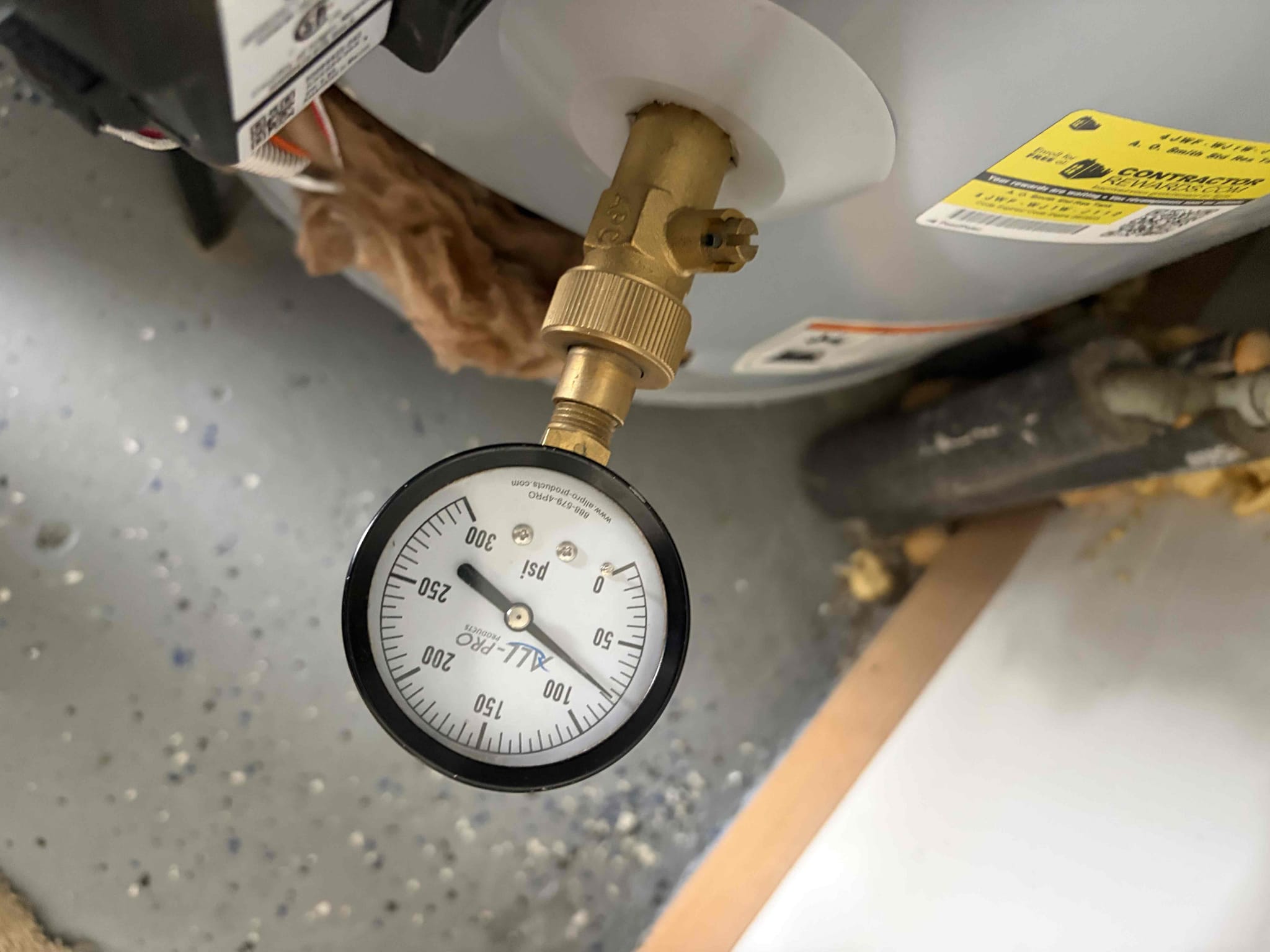For this job, it came out to take a look at a water heater with a possible gas control valve issue issue at hand issue with the thermostat incorrectly reading the wrong temperature. The water heater is from 2020 when all the gas control valves were going bad. The water heater is currently out of warranty through AO Smith so if there were to be a gas control valve replacement, we would have to Order the gas control valve for this water heater. It’s a specialty heater the gas control valve is operating normal according to the flashes that are appearing on the valve itself. That appears to be a normal operation. No reason to replace anything at this moment. Water pressure is normal on the home at this time there are no leaks thank you for choosing Chen plumbing.