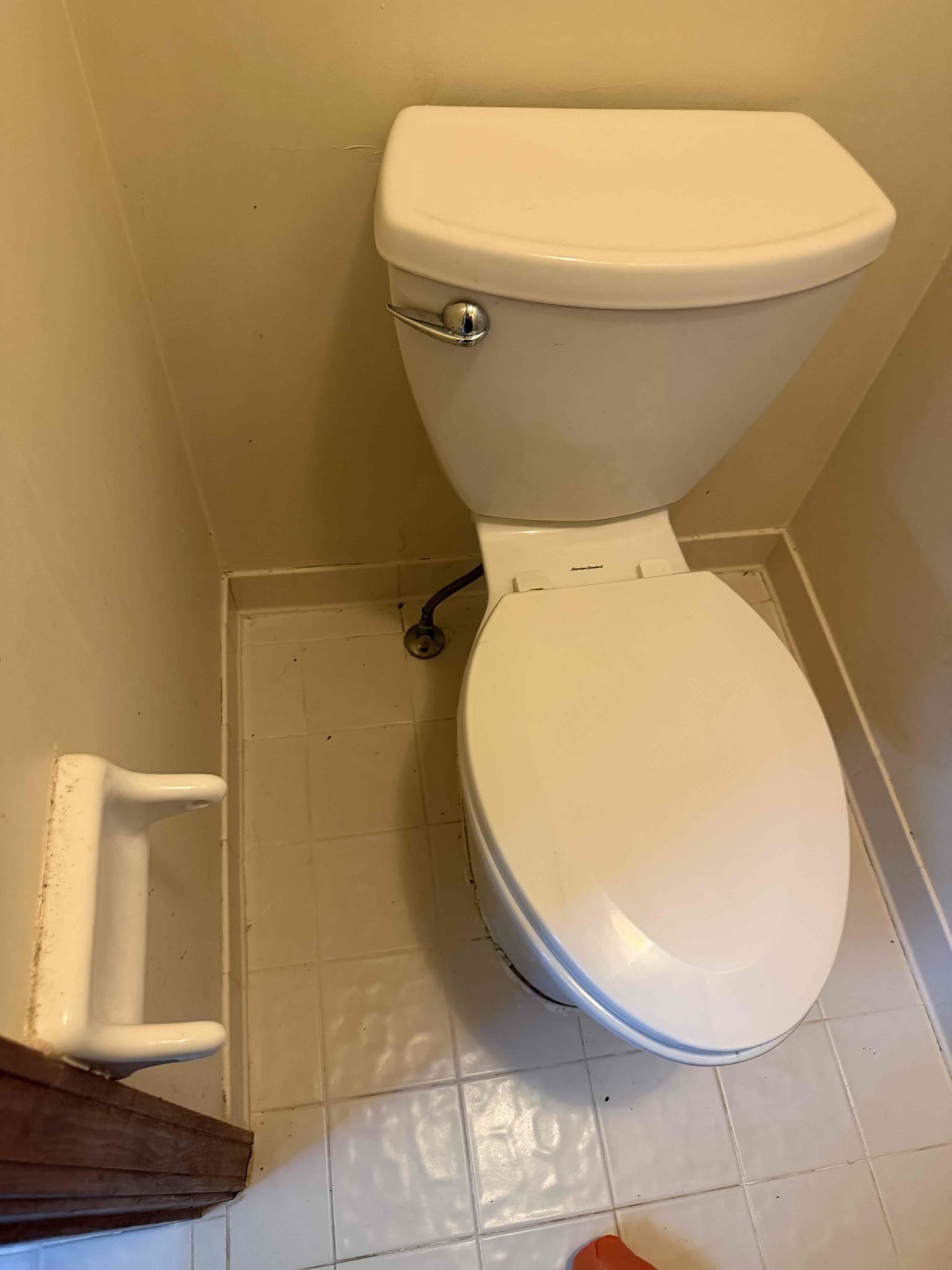 Will return tomorrow to replace dishwasher supply line, garbage disposal, pull and reset toilet to inspect flange, install two customer supplied widespread faucet in master bathroom, and install customer supply pedestal sink in first floor half bath. Collected 25% deposit today. Also provide a customer estimate to re-pipe whole home water system.