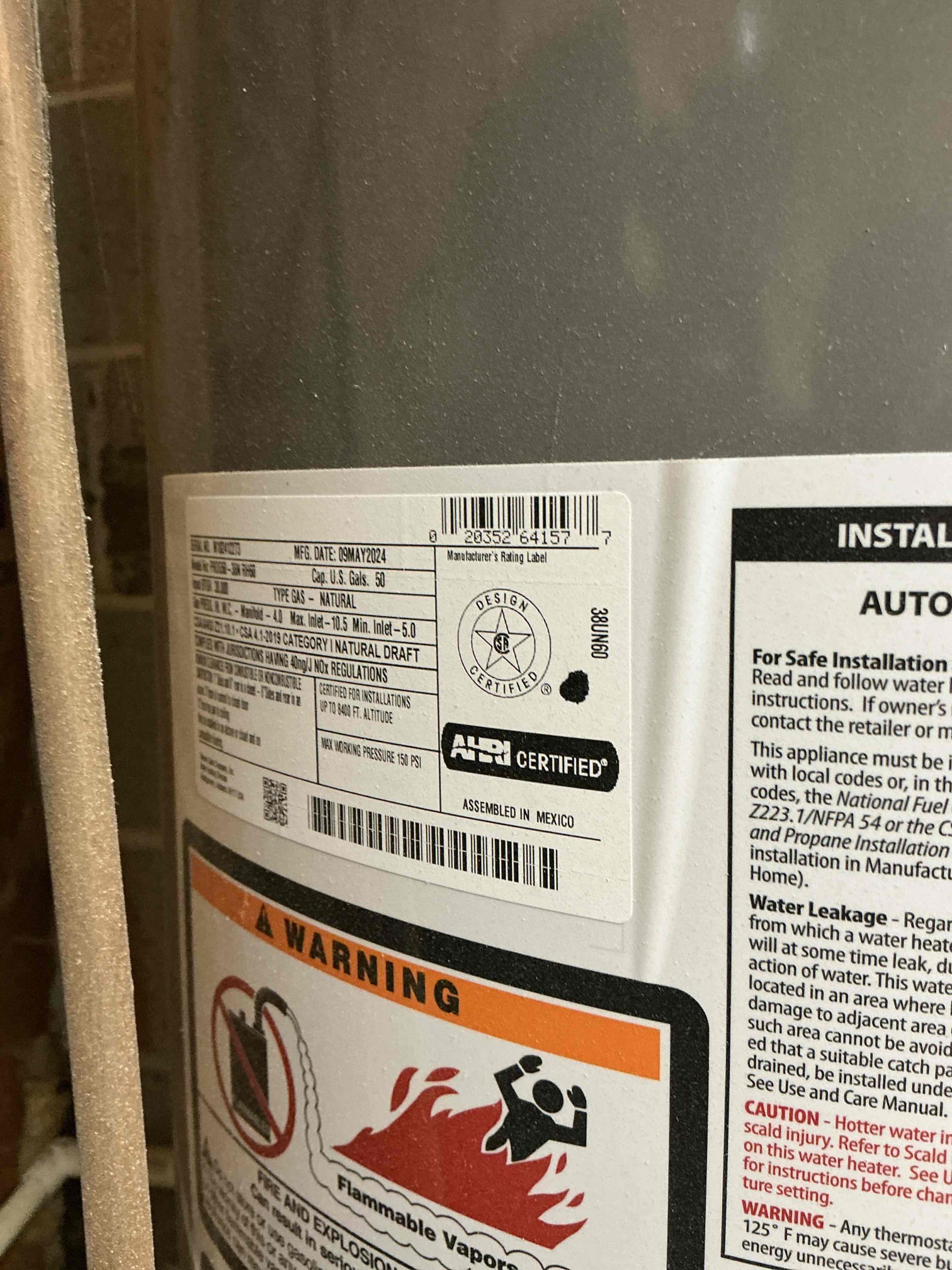 Installed 3 new stop valves in bathroom being renovated. Removed old stop valves, installed new 1/4 turn stop valves and tested for proper operation. Also during visit performed water heater flush and camera inspection with win with Chen membership. No issues found. Sewer line does have slight bellies in line but is draining well. Left estimate for 3 handle shower valve rebuild.

Sayco citation rebuild kit will be needed for shower rebuild. Left estimate 