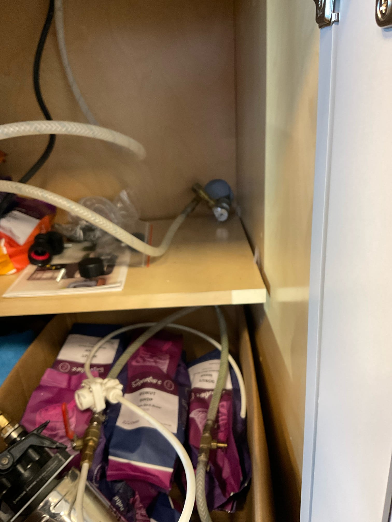 Customer wanted water dispenser installed. Gave customer quote to install dispenser for $384.66. Filters didn’t come with water dispenser and customer was going to order them to come in and wanted us to install them as well at not extra charge. Stated that we can do that for $489.49 for 2 trips and customer didn’t want to do that. Also customer didn’t authorize me to charge trip charge for today.
