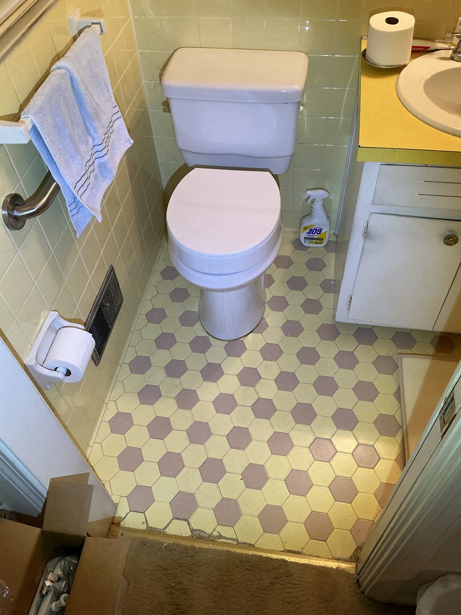 Called out for a customer supply toilet seat. Upon arrival customer also said her shower drain cover plate kept coming off the floor of the shower. For a courtesy I sealed caulked the cover plate so it can stay put. Told customer to give 12 hours to settle in and dry. Also stated to customer if it comes off again then we will need to remove and cut the pipe below the shower and add a new shower drain assembly for proper function. I went ahead and swapped out her toilet seat and hauled the old one with me. I also left her quotes for re working her thermal expansion tank and bringing it up to code with an addition to flush her gas 40 Gallon water heater. Walked the customer through and showed her the finish work. Cleaned up work area and everything I did is functioning as it should. 