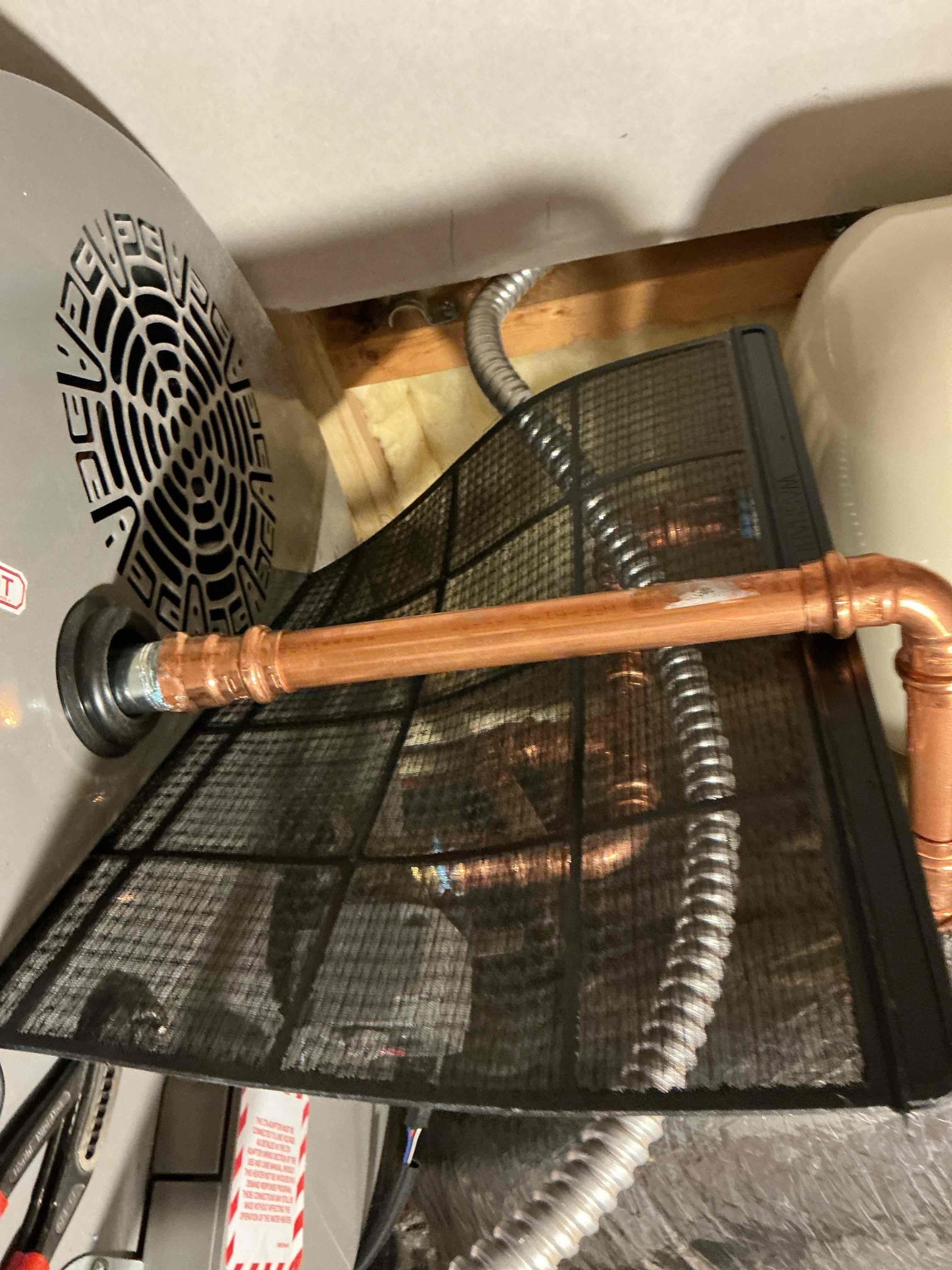 Upon arrival customer had a couple of issues, 1 being a leak in his kitchen faucet. We Diagnose the faucet and is an internal issue with the faucet itself. Customer  already ordered his new faucet and we will come back out to install it and we will refurbish back the diagnostic fee from what we collected today just the diagnostic of the kitchen. Secondly he has a 80 Gallon water heater that was throwing him a  code T005. We also did diagnostic fee on troubleshooting. The water heater was on the phone with Rheem technician customer support to troubleshoot a water heater found that the thermistor is higher than it supposed to be meaning we check voltage and it was giving 20 digits higher than it’s supposed to be rain. Will send part out to customer on the warranty. Also notified customer we will give accurate estimate Once part is here. Customer will call us back out to install kitchen faucet. Replace the thermistor and flush out 80 gallon water heater. Customer also got membership with 