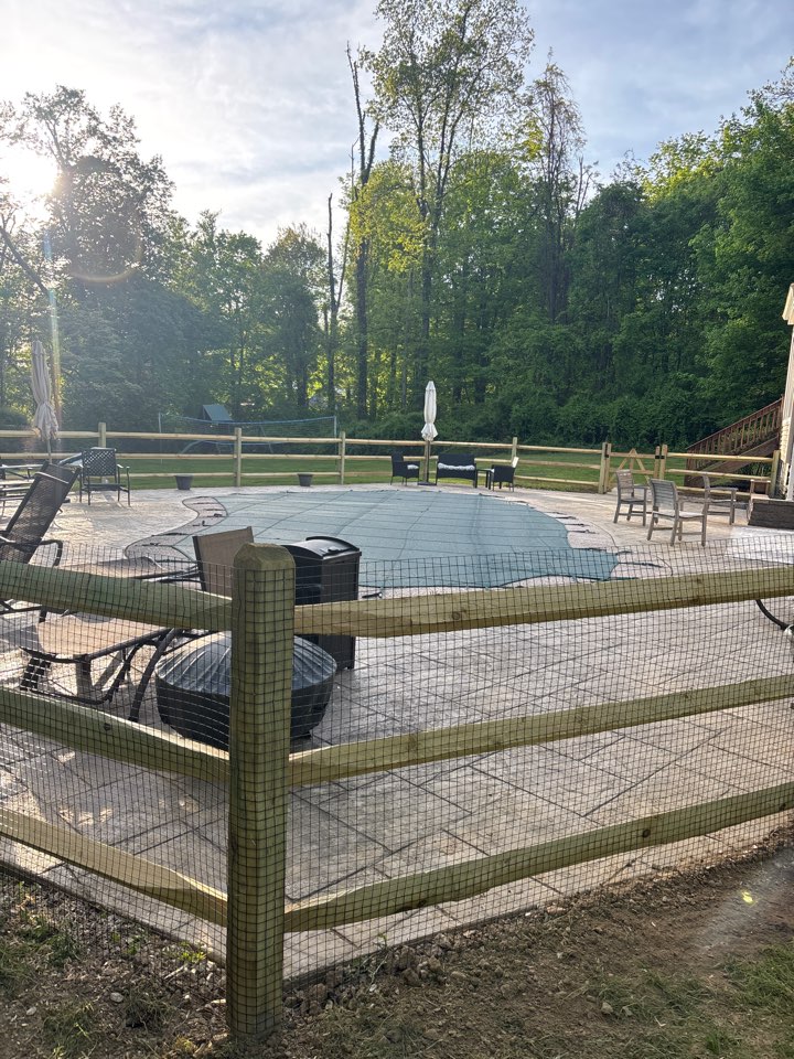 Redding, CT - Pool fence! 