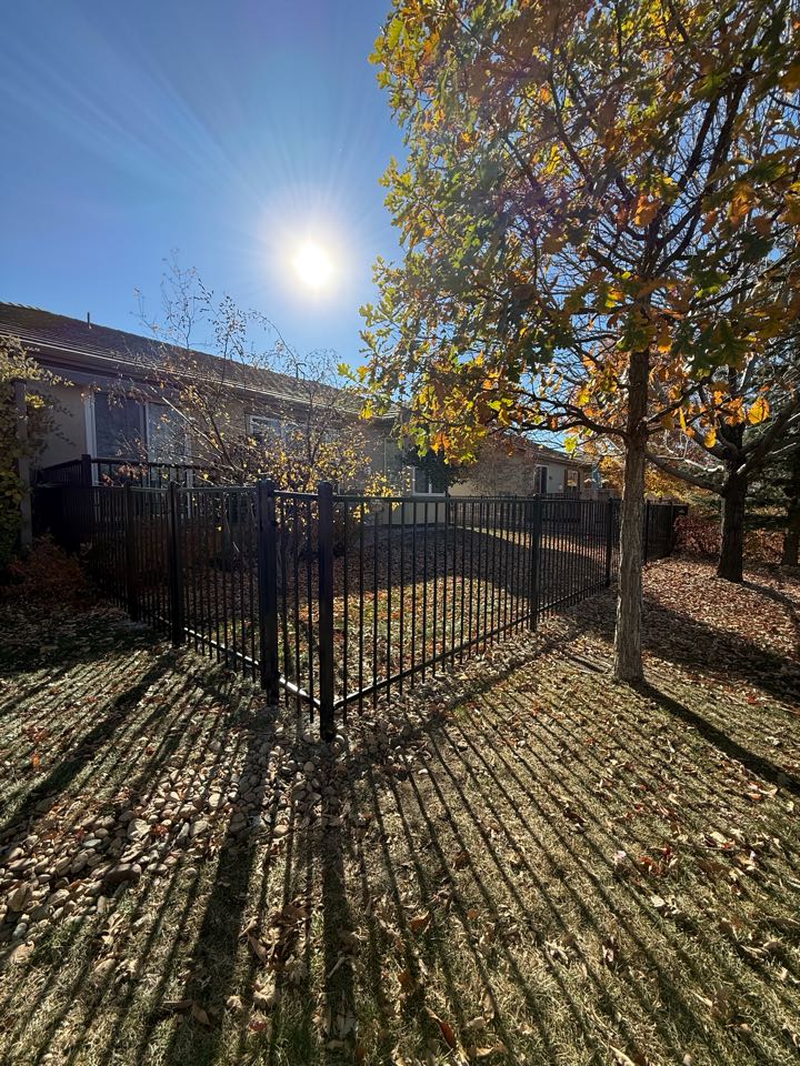 Top Rail Fence completed a gorgeous 4 foot high ornamental fence is Broomfield Colorado. The HOA was able to approve this fence for the new home owner could get moved in with her two dogs  Top Rail Fence completed a gorgeous 4 foot high ornamental fence is Broomfield Colorado. The HOA was able to approve this fence for the new home owner could get moved in with her two dogs