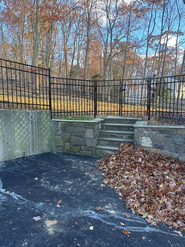 Redding, CT - Enhancing the beauty and security with a 4’ ornamental fence