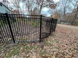 Signal Mountain, TN - Top Rail Fence Chattanooga recently installed a 6-foot flat-top ornamental aluminum fence on Signal Mountain, TN to fully enclose a backyard with strength, style, and long-lasting durability. The customer chose our team based on our 5-star reviews, reputation for quality, and professional service.  We carefully aligned the fence along an existing paver footpath, creating a clean, seamless transition that highlights both the hardscape and the new fence line. This ornamental aluminum system provides excellent security while maintaining an open, elegant look—perfect for Signal Mountain’s scenic properties.  For homeowners seeking a high-quality ornamental aluminum fence in Signal Mountain, Top Rail Fence Chattanooga delivers precision craftsmanship, premium materials, and impeccable results.