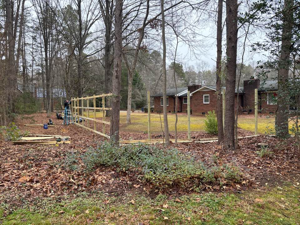 Davidson, NC - 8 foot high privacy fence