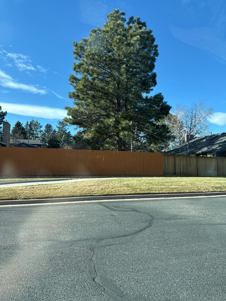 Aurora, CO - The Top Rail Fence team is in Aurora, CO doing estimates for Cedar Privacy Fences!