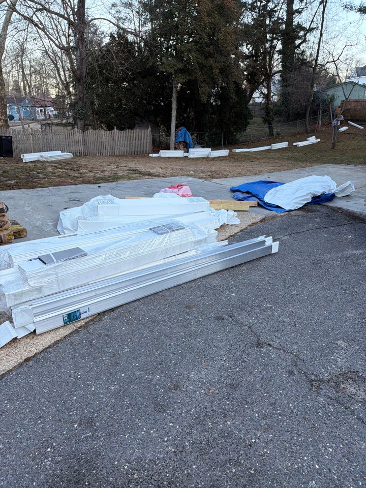 Pitman, NJ - Vinyl fence installation 