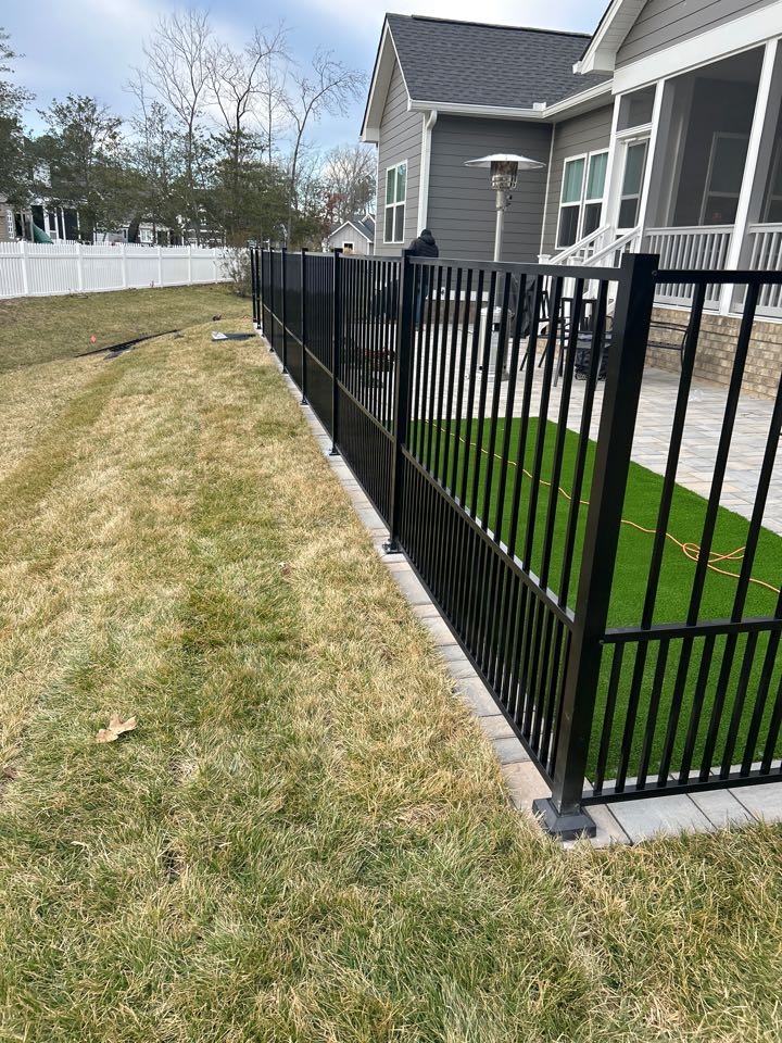 Mechanicsville, VA - 4 foot high puppy picket around patio