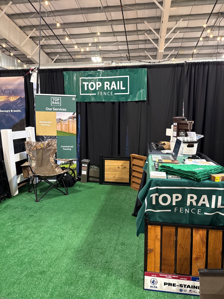 Loveland, CO - Top Rail Fence is at the NoCO Home Show in Loveland CO today!  Stop by to discuss your project or schedule a free estimate!