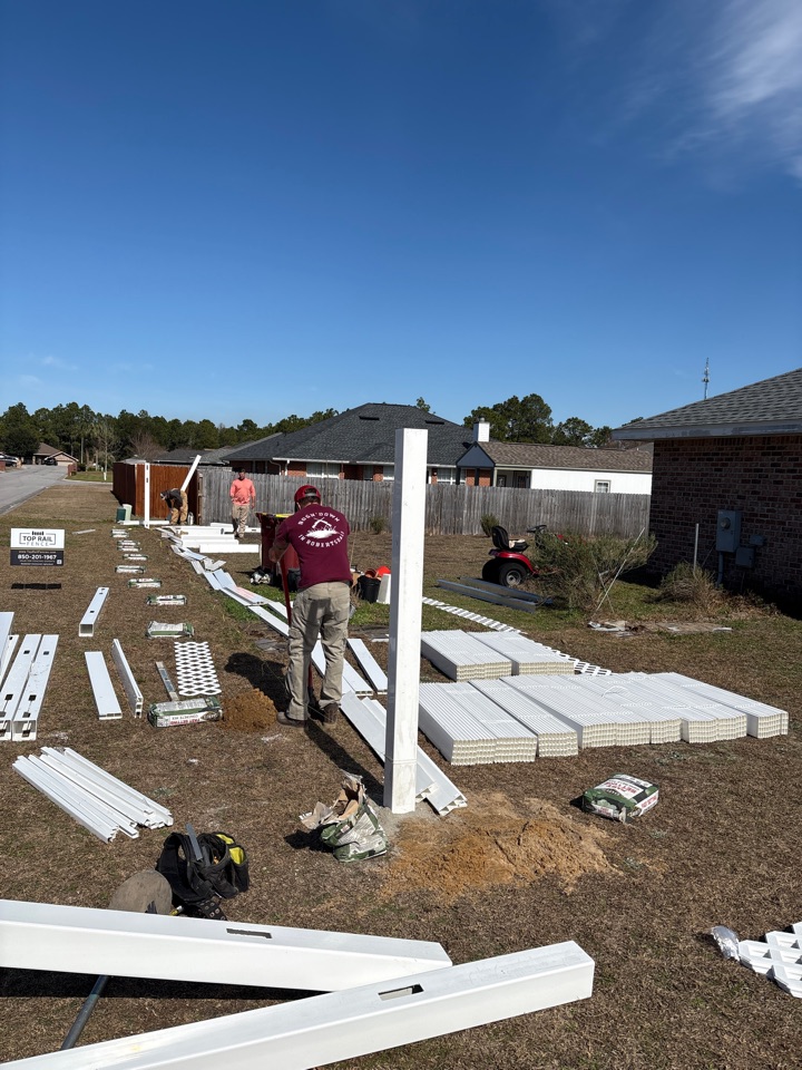 Crestview, FL - An awesome customer is about to have a beautiful new privacy fence!!!
