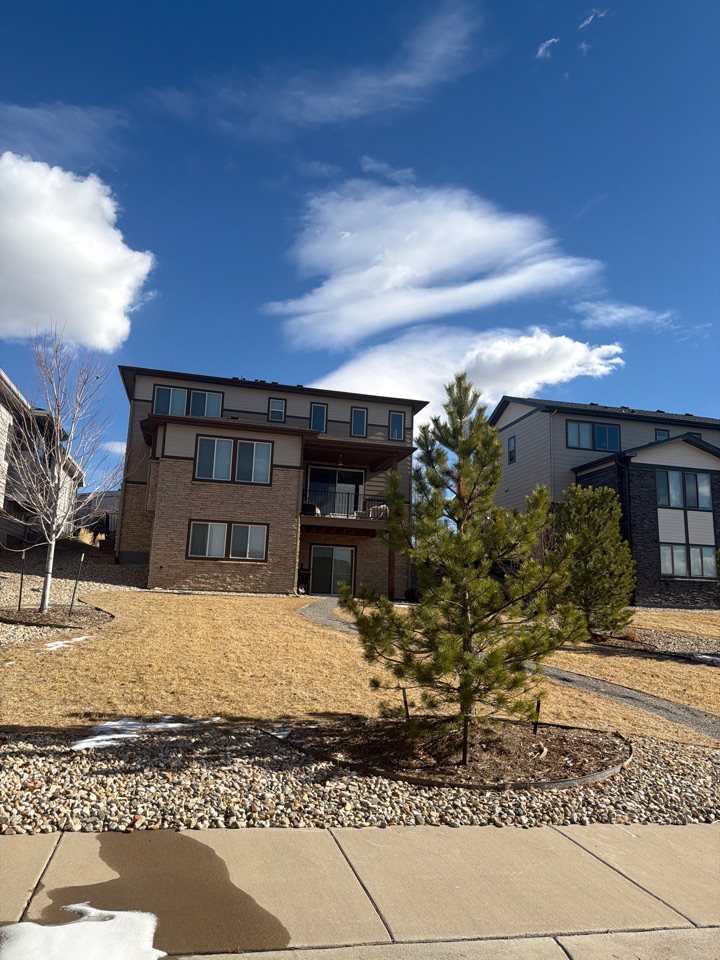 Aurora, CO - Top Rail Fence out in Centennial doing an estimate for a 5H wrought iron fence. Give a call for your free estimate!!