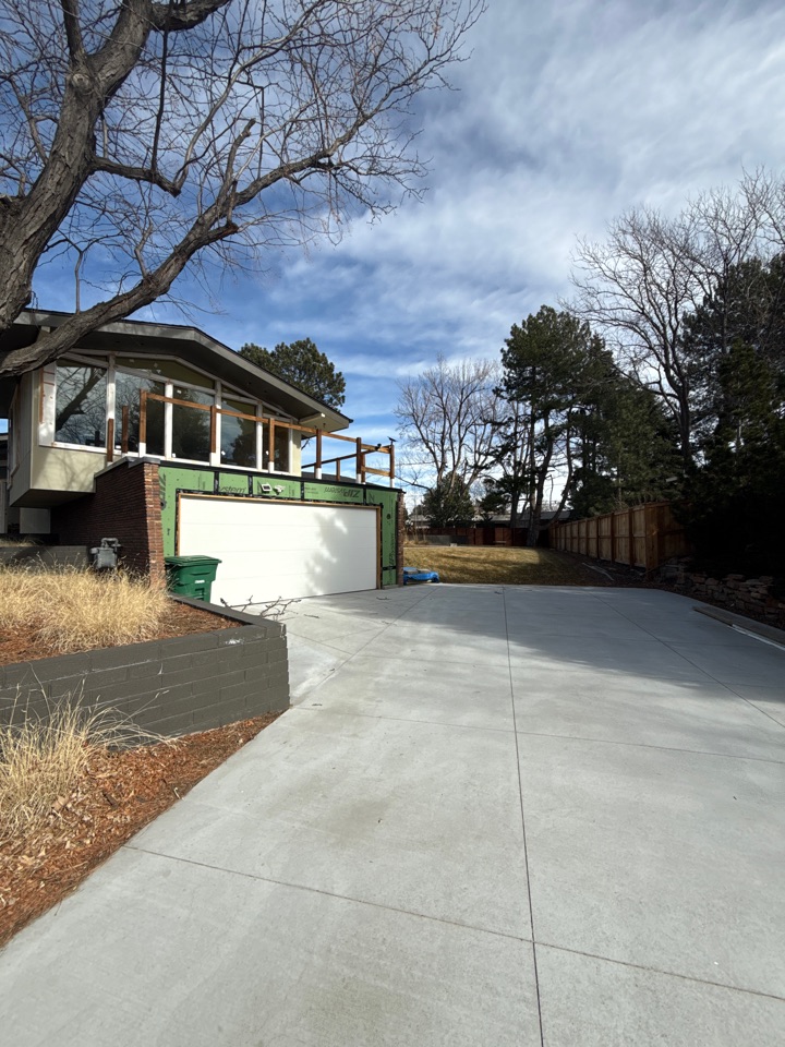 Denver, CO - Top Rail Fence is in Glendale Colorado, bidding on a beautiful mid century modern house renovation project. With home being a landmark, it was approved for specific fencing to meet the permit requirements. Call us today for your free estimate! 