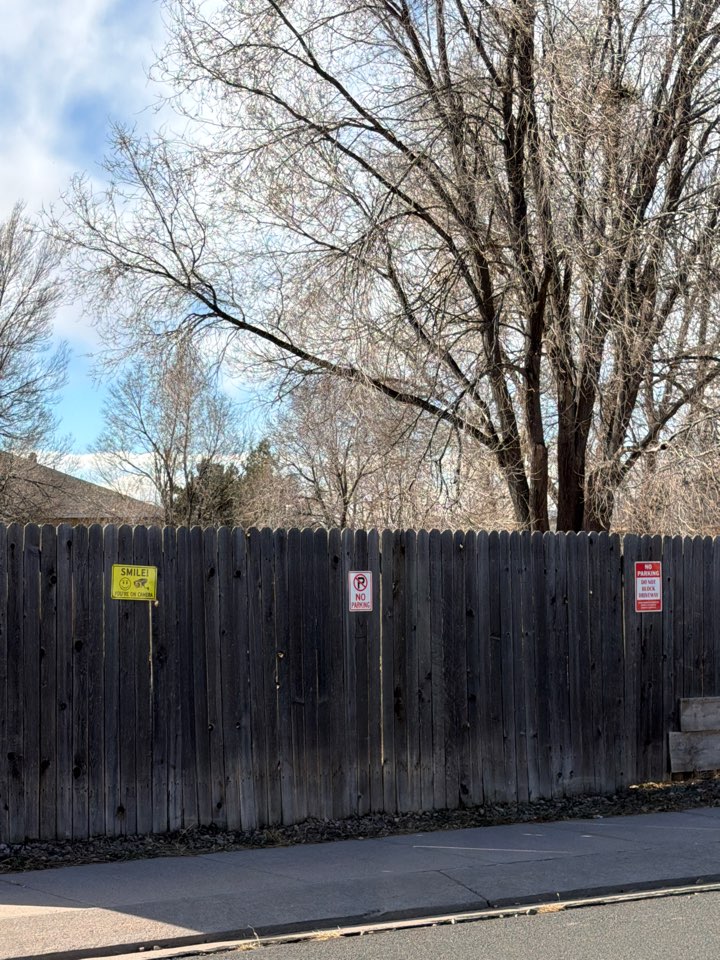 Colorado Springs, CO - Top Rail Fence is in Colorado Springs doing estimates for Cedar Privacy Fences!
