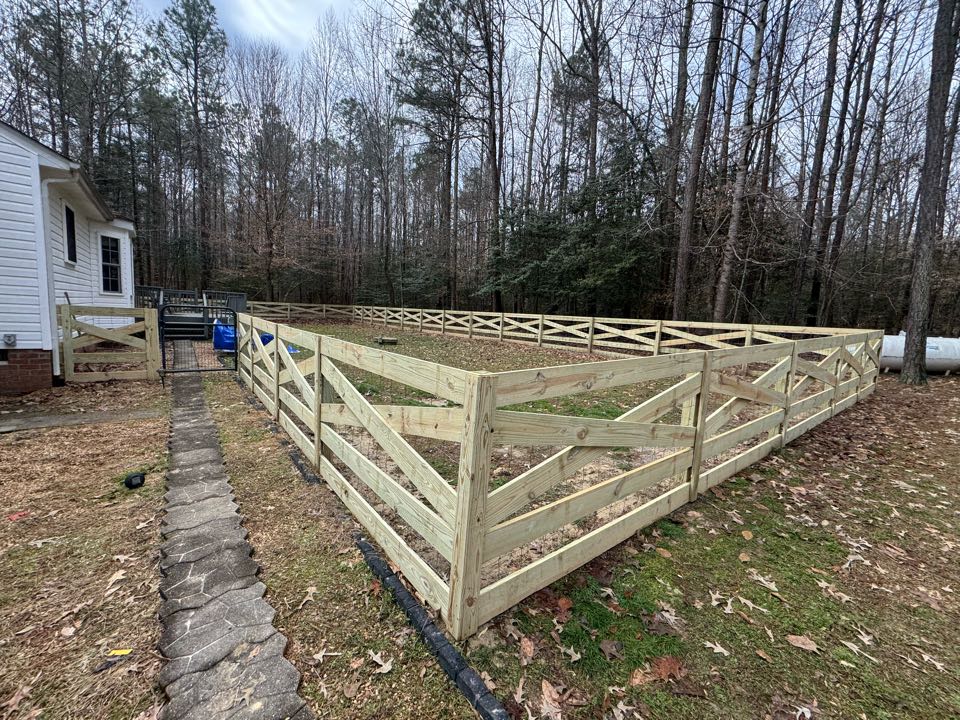 Quinton, VA - Cross buck job