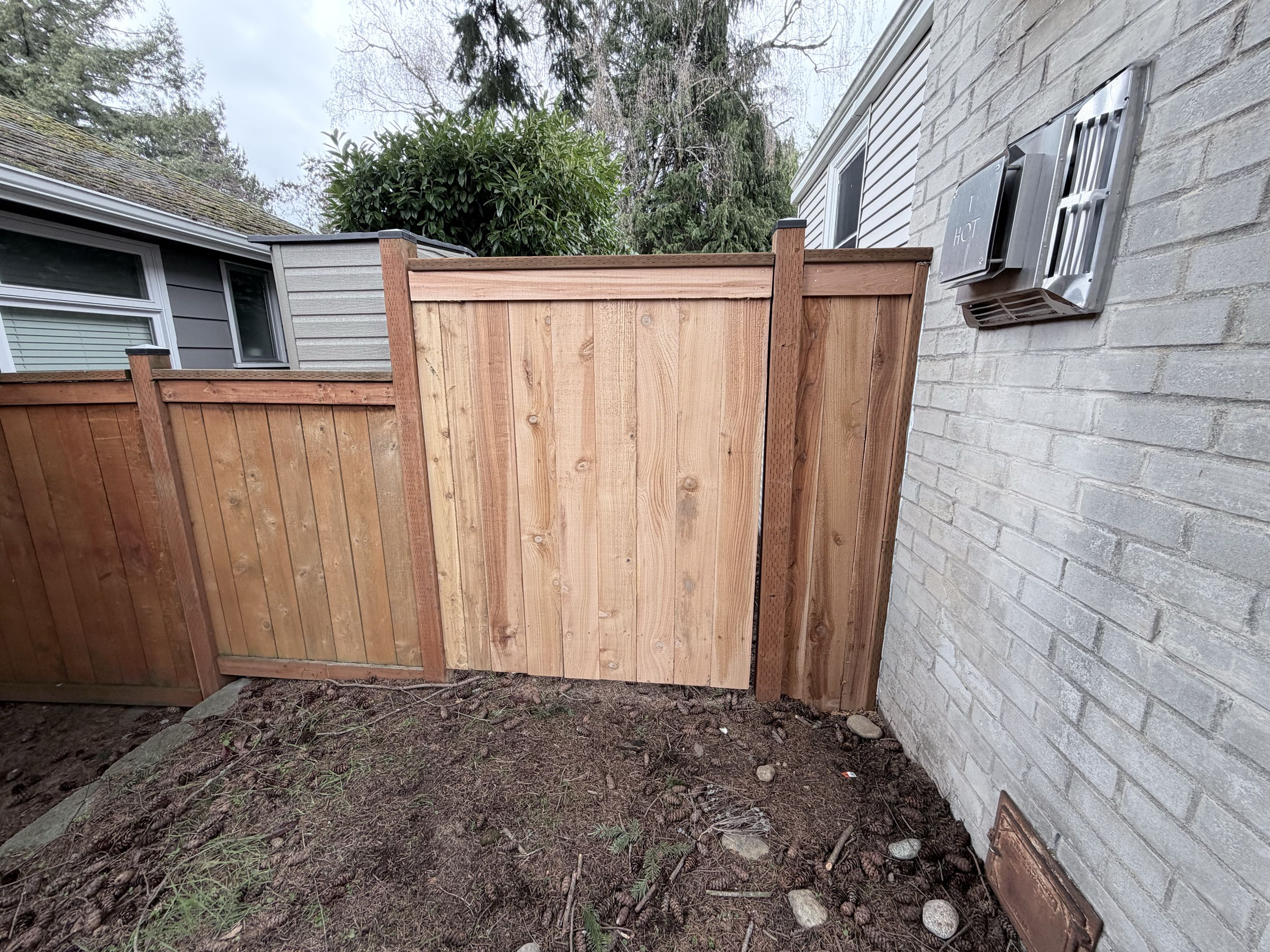 Seattle, WA - A couple gates in Northgate today.