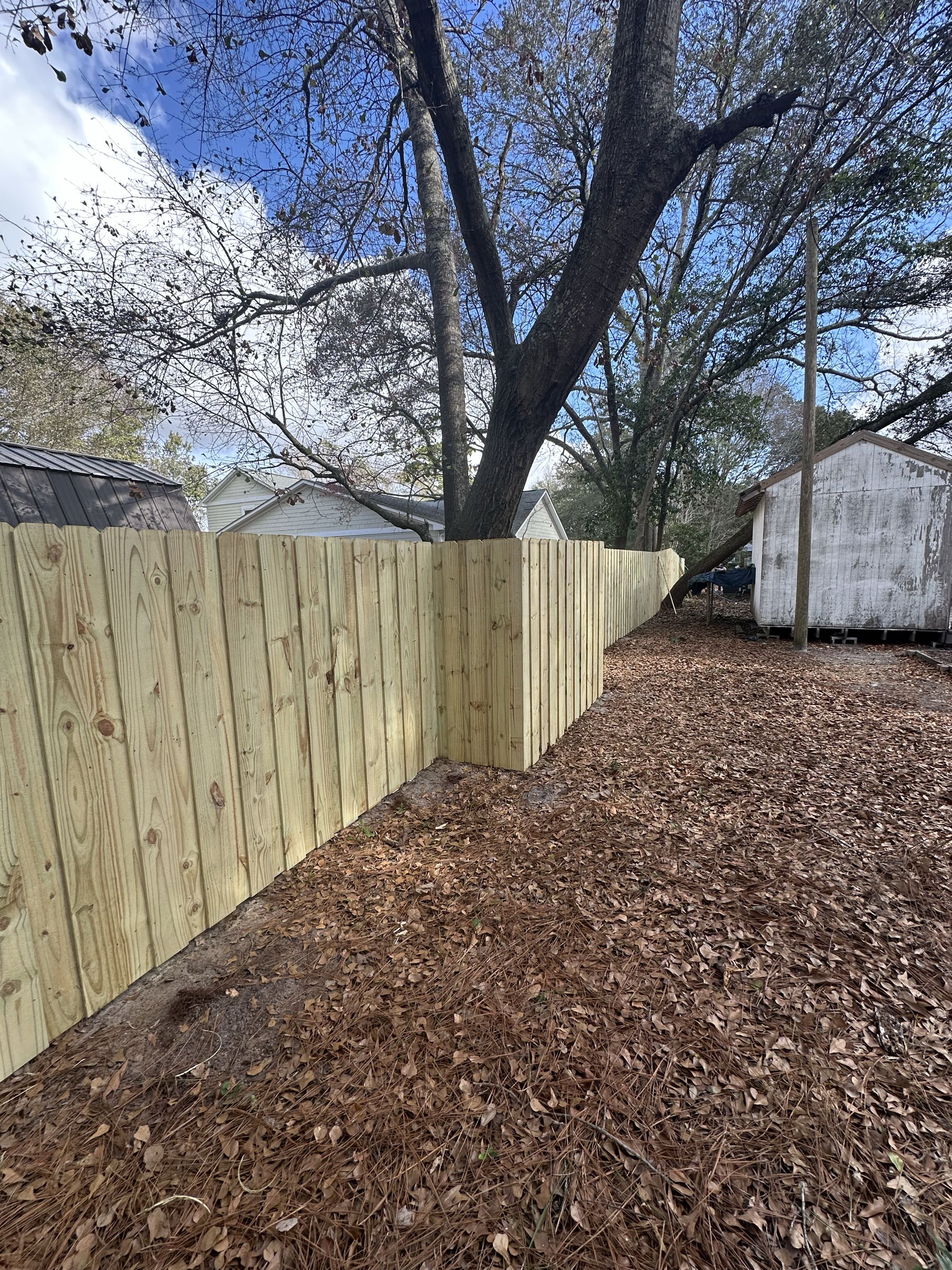Wilmington, NC - Beautiful day for a new fence!!!!