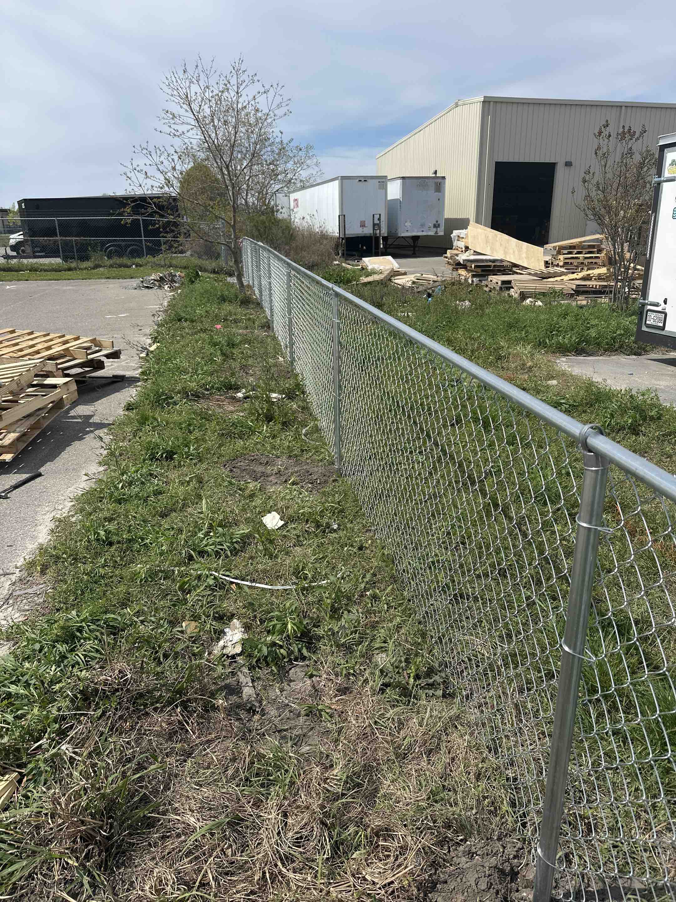 Wilmington, NC - Some new chainlink going in!