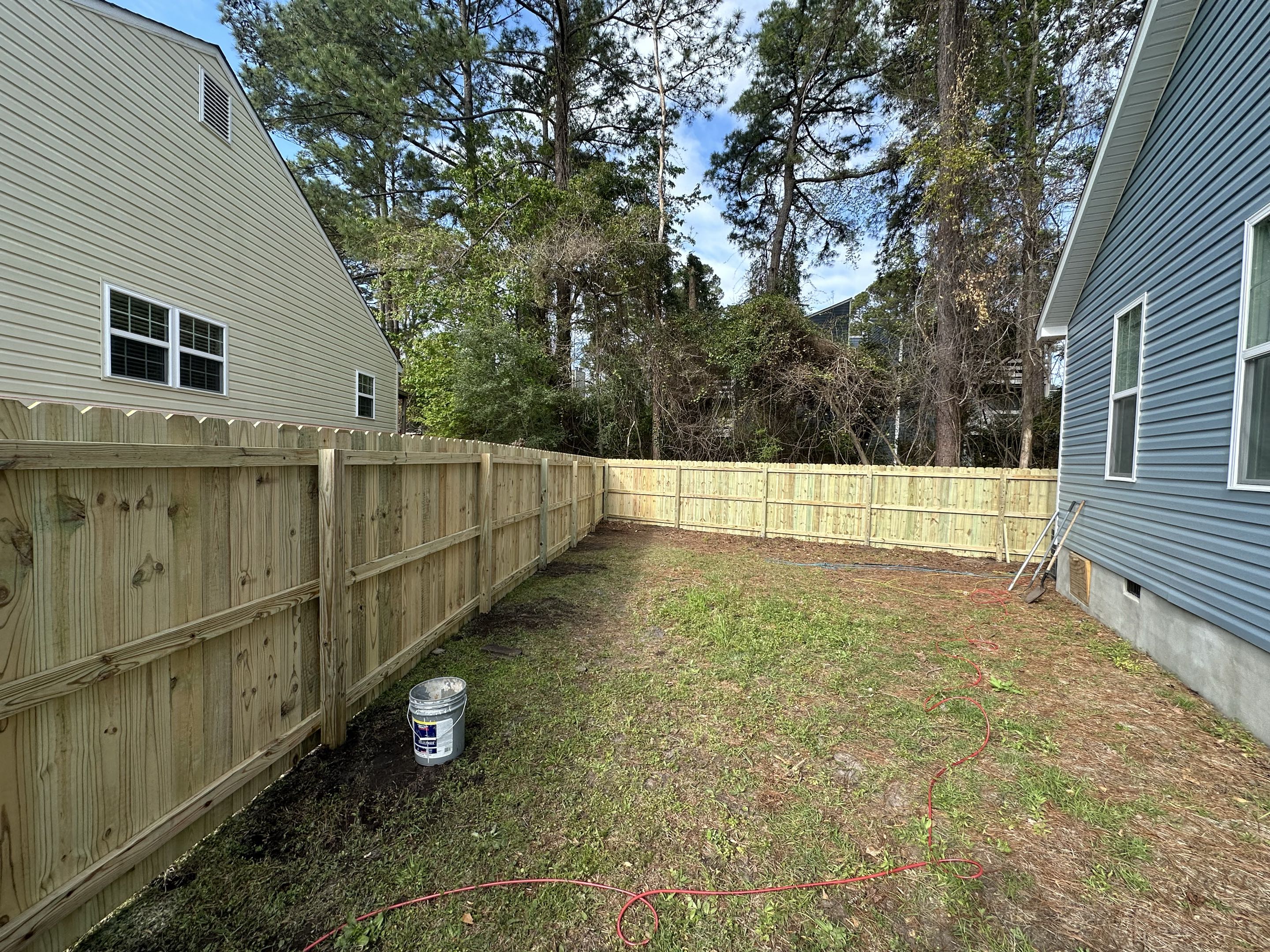 Wilmington, NC - New stockade privacy going in!