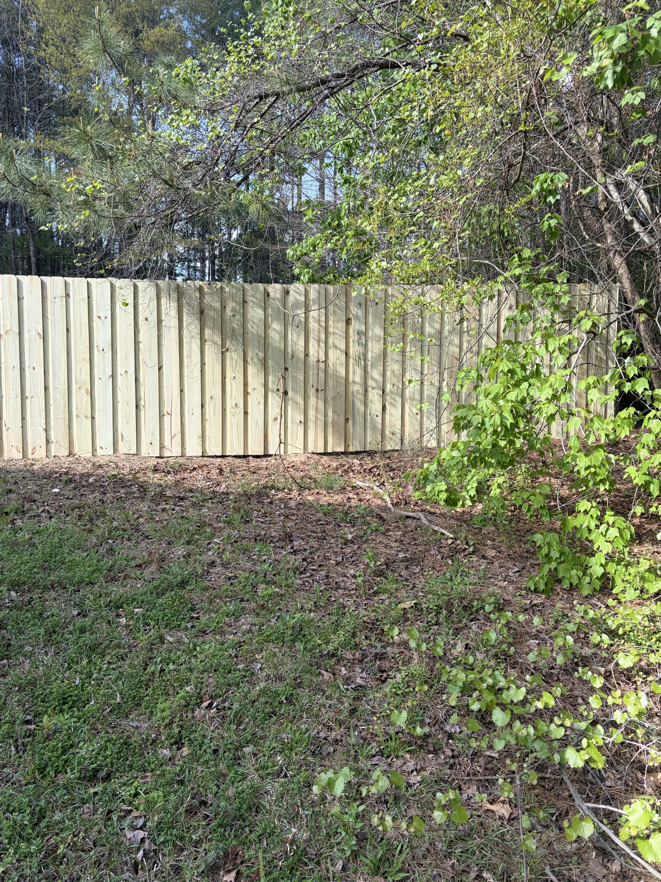 Garner, NC - Out with the old, in with the strong 💪  We just completed a full teardown of a 26-year-old fence and replaced it with a brand-new custom wooden fence in the Raleigh–Durham area. Years of weather wear, rot, and leaning posts are no match for a fresh build designed for durability, privacy, and curb appeal.  ✔️ Old fence demolition &amp; haul-off ✔️ Pressure-treated posts for long-lasting support ✔️ Premium wood installation ✔️ Clean, modern finish that boosts property value  If your fence is showing signs of age—warping, cracking, or instability—it might be time for an upgrade. A new wooden fence not only enhances security but also transforms the look of your yard.  Serving homeowners across Raleigh, Durham, and surrounding areas.  📍 Fence replacement Raleigh NC 📍 Durham fence installation 📍 Wood fence contractors near me  #RaleighNC #DurhamNC #FenceReplacement #WoodFence #FenceInstallation #HomeImprovement #BackyardUpgrade #FenceContractor #RaleighDurham #OutdoorLiving 