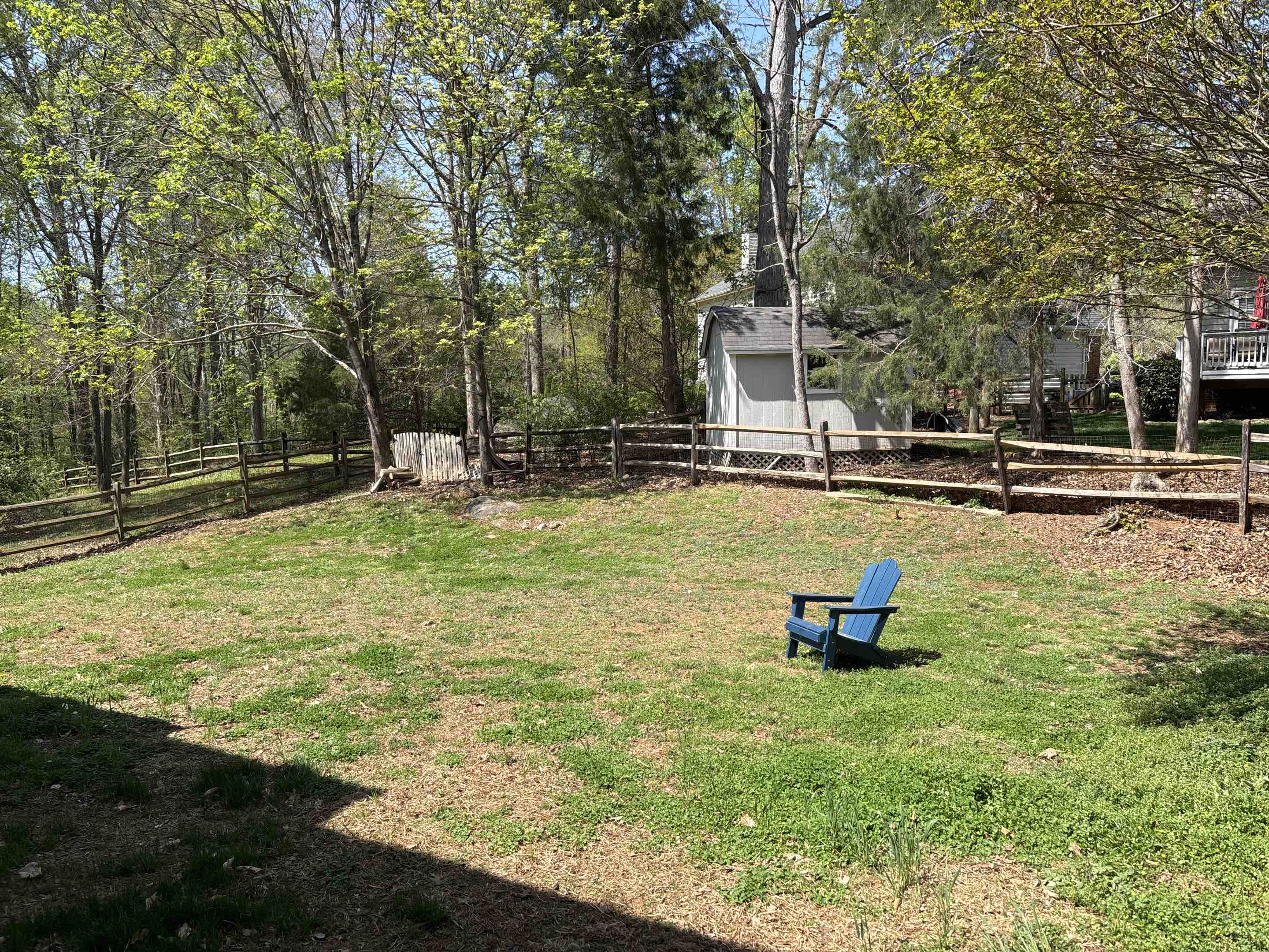 Huntersville, NC - Replace split rail with aluminum