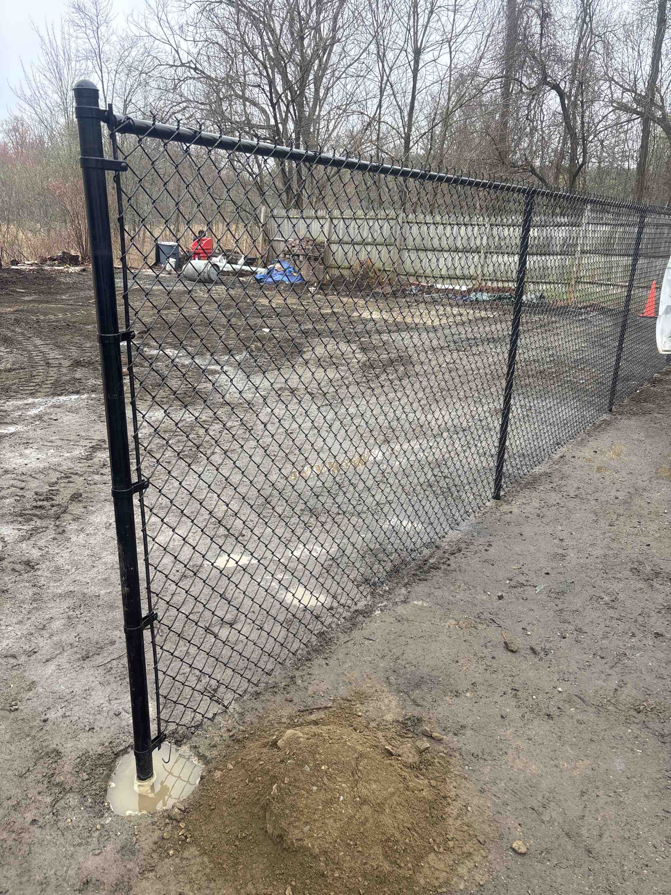 Danbury, CT - Chain link for business security 