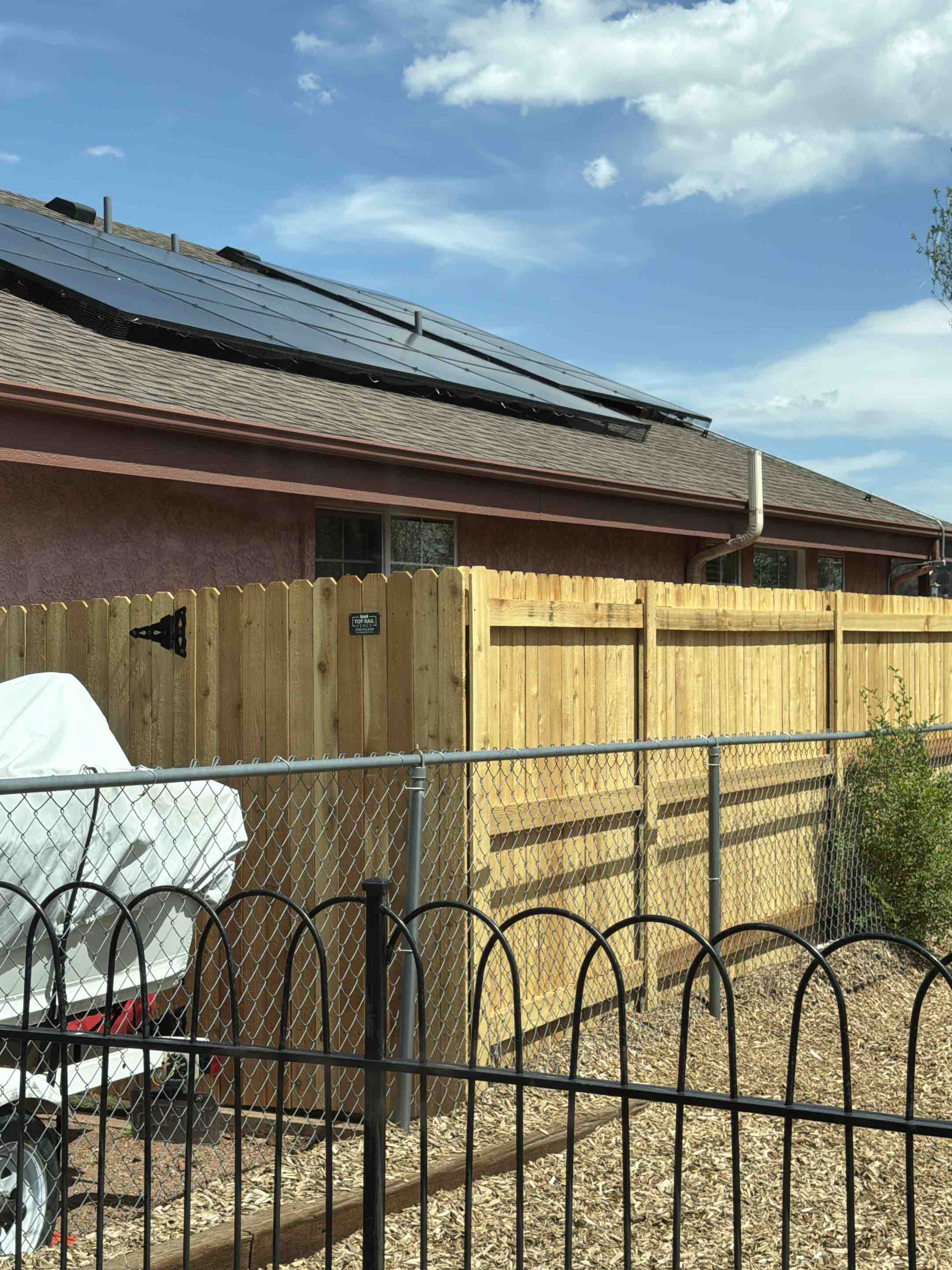 Manitou Springs, CO - The Top Rail Fence Team just installed a Cedar Privacy Fence in Manitou Springs!