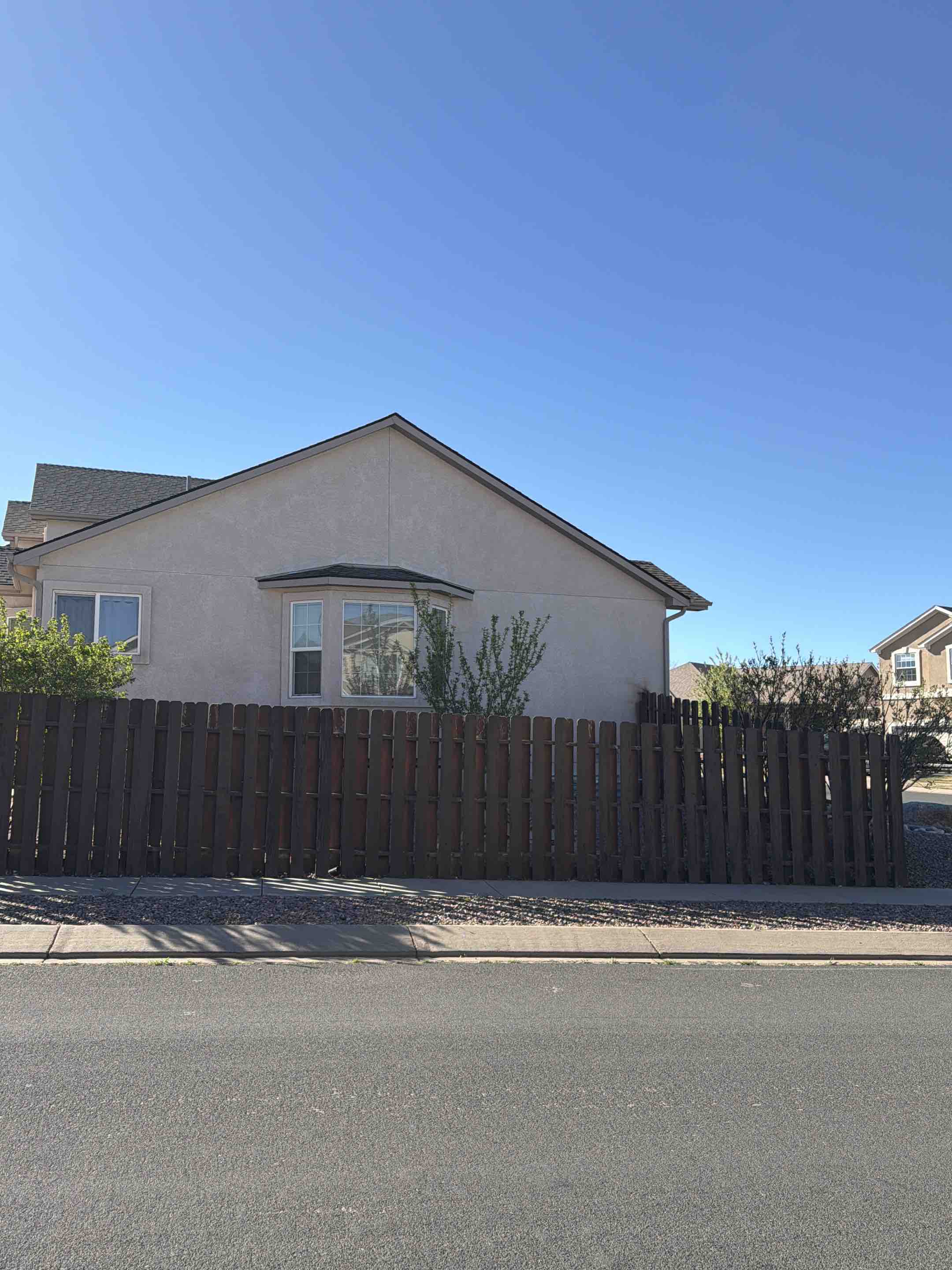 Colorado Springs, CO - Top Rail Fence is in Colorado Springs doing estimates for Cedar Shadowbox Fencing!