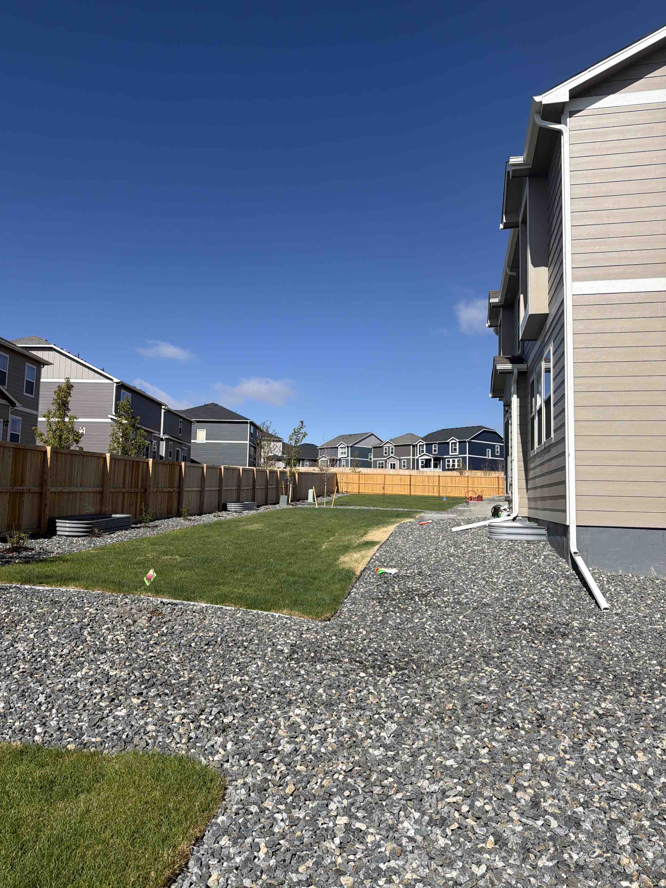 Parker, CO - Top Rail Fence is out in Parker CO doing FREE estimate for a 6H privacy fence with cap and trim.