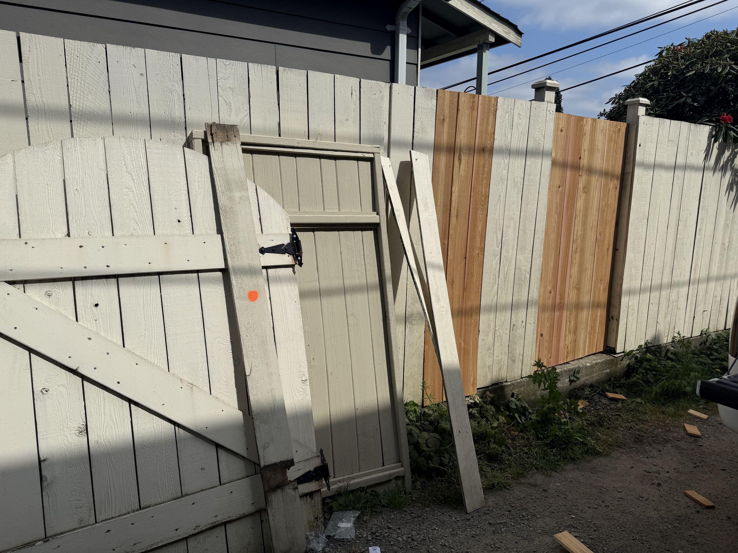 Seattle, WA - Some days it’s just about swapping gates. This one is in Green Lake.