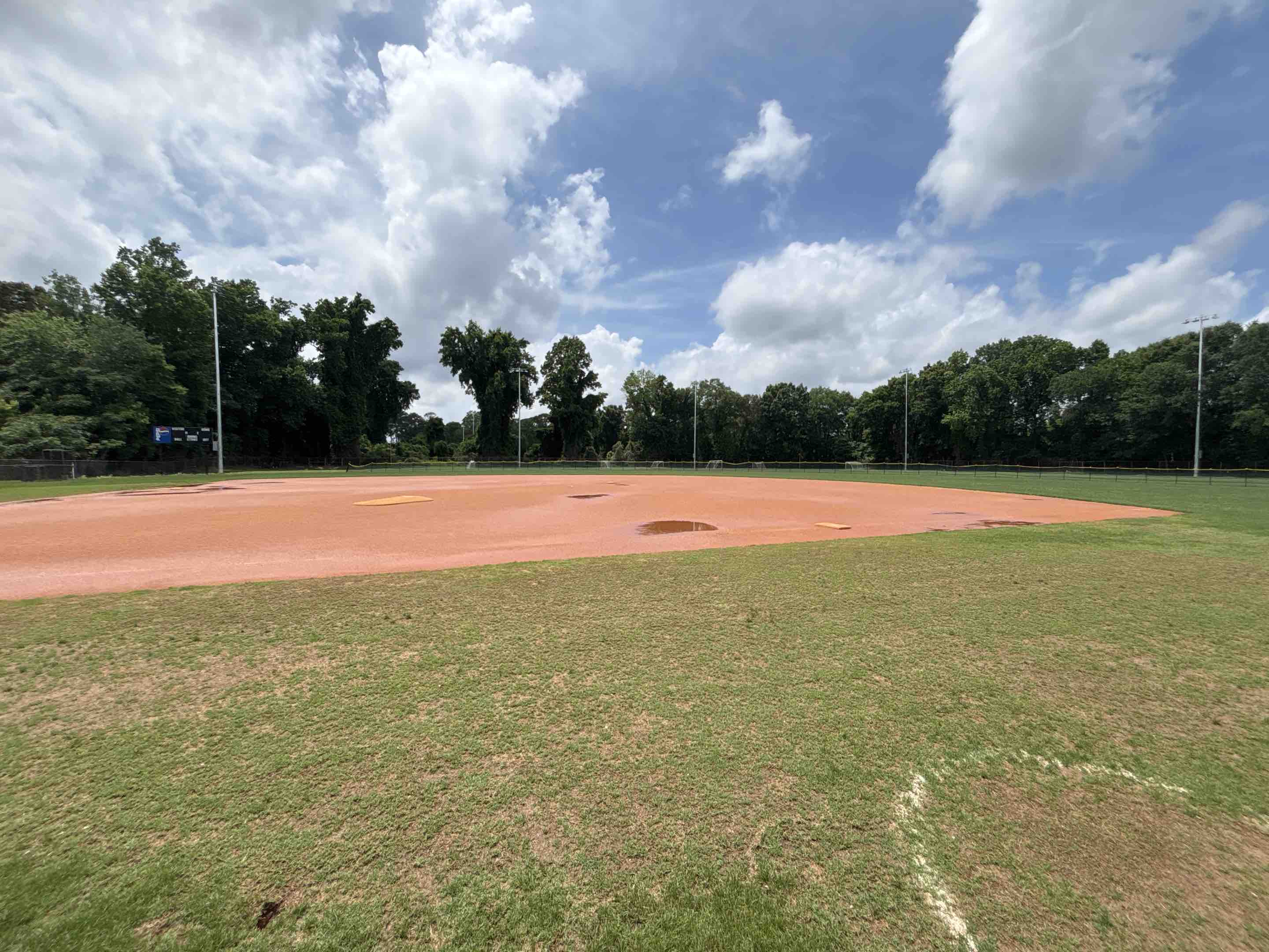 Belmont, NC - Baseball field chain-link