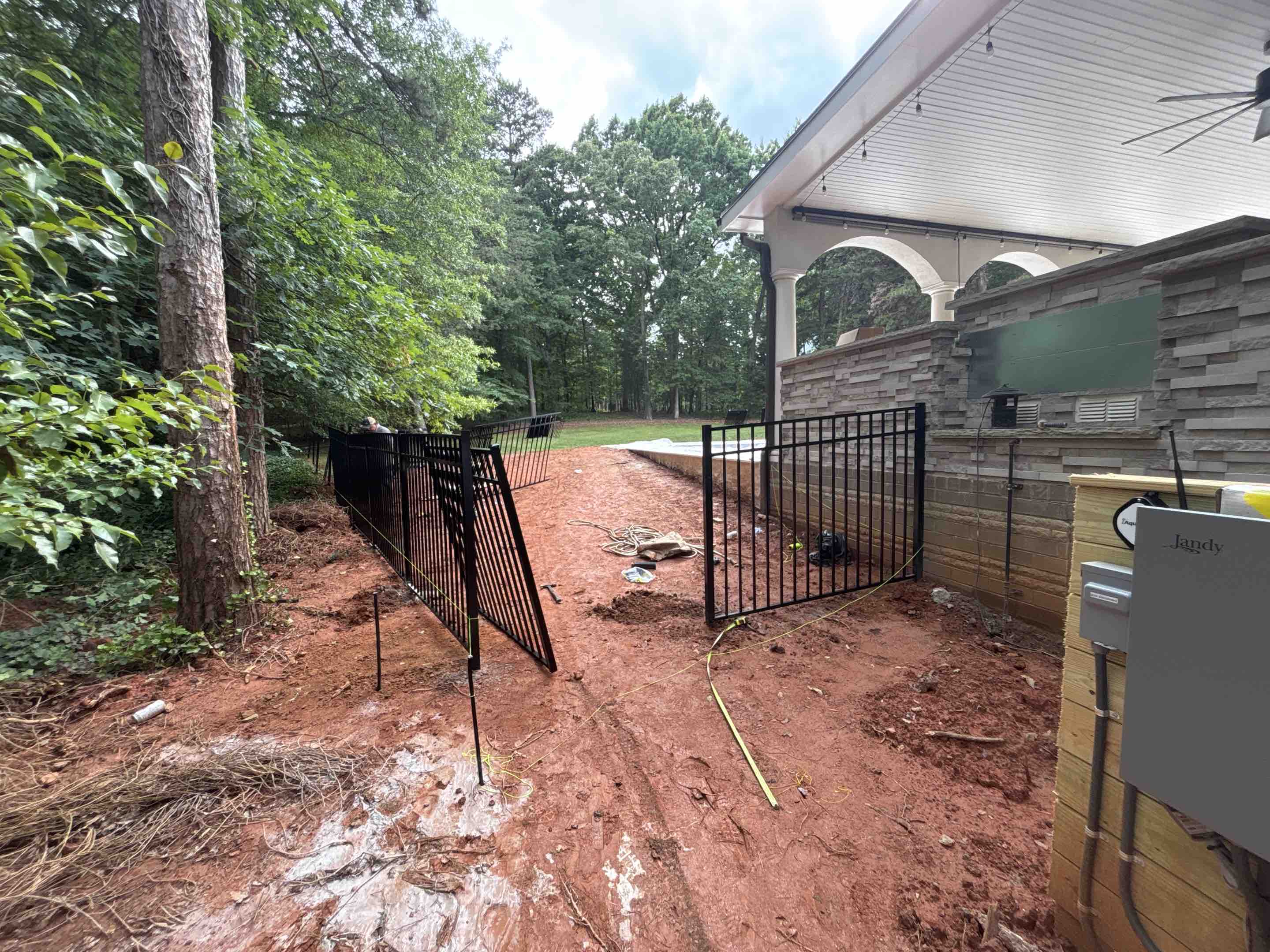 Cornelius, NC - 54 inch black aluminum 
