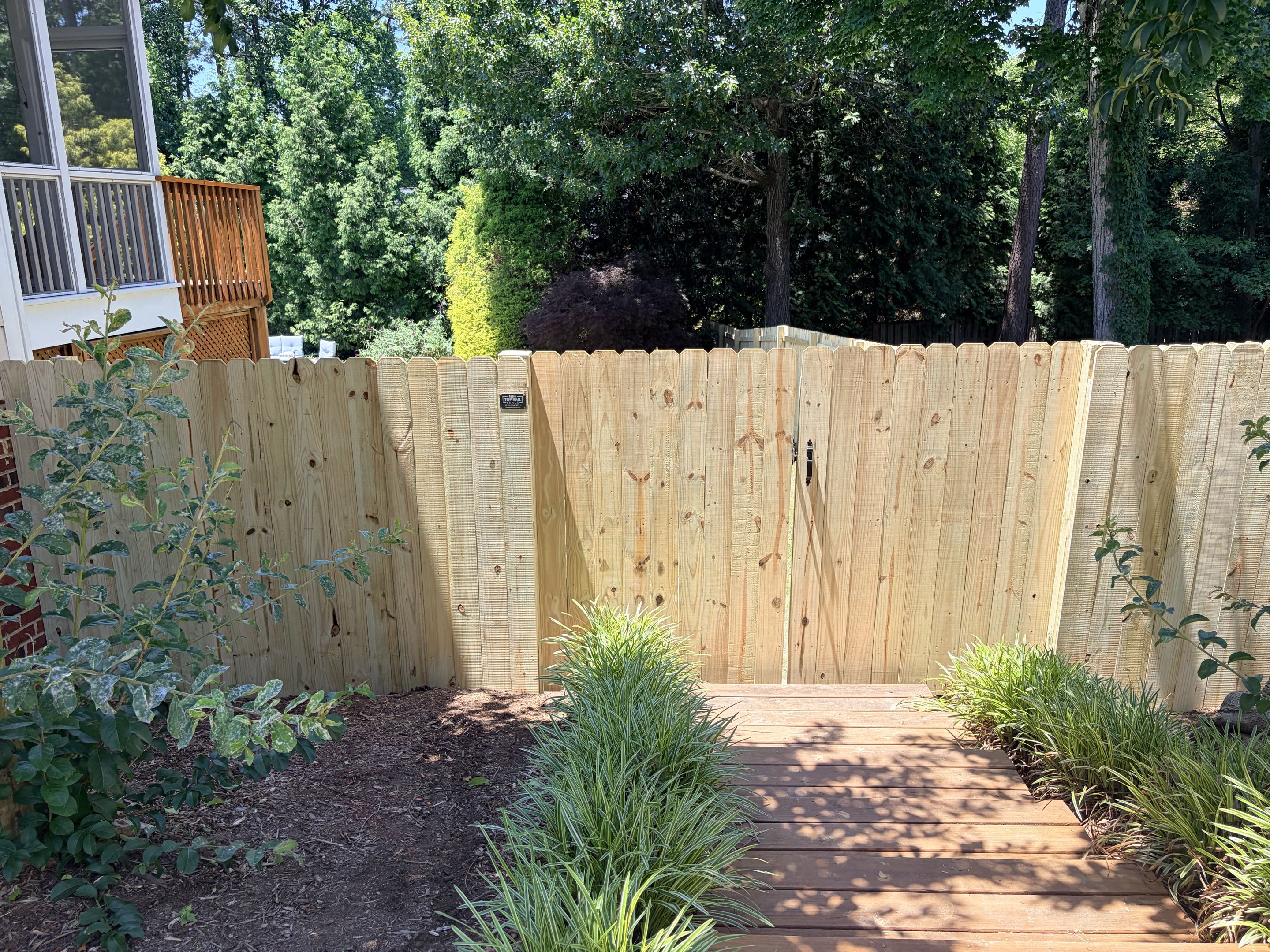 Apex, NC - We meticulously dismantled the existing 6-foot high wood privacy fence, ensuring all components were carefully removed. Following this, we installed a new, sturdy wood privacy fence of the same height, providing enhanced security and peace of mind for the family and their young children. The final result is a beautifully crafted fence that not only enhances the property's aesthetic appeal but also offers the utmost protection and privacy for the family.