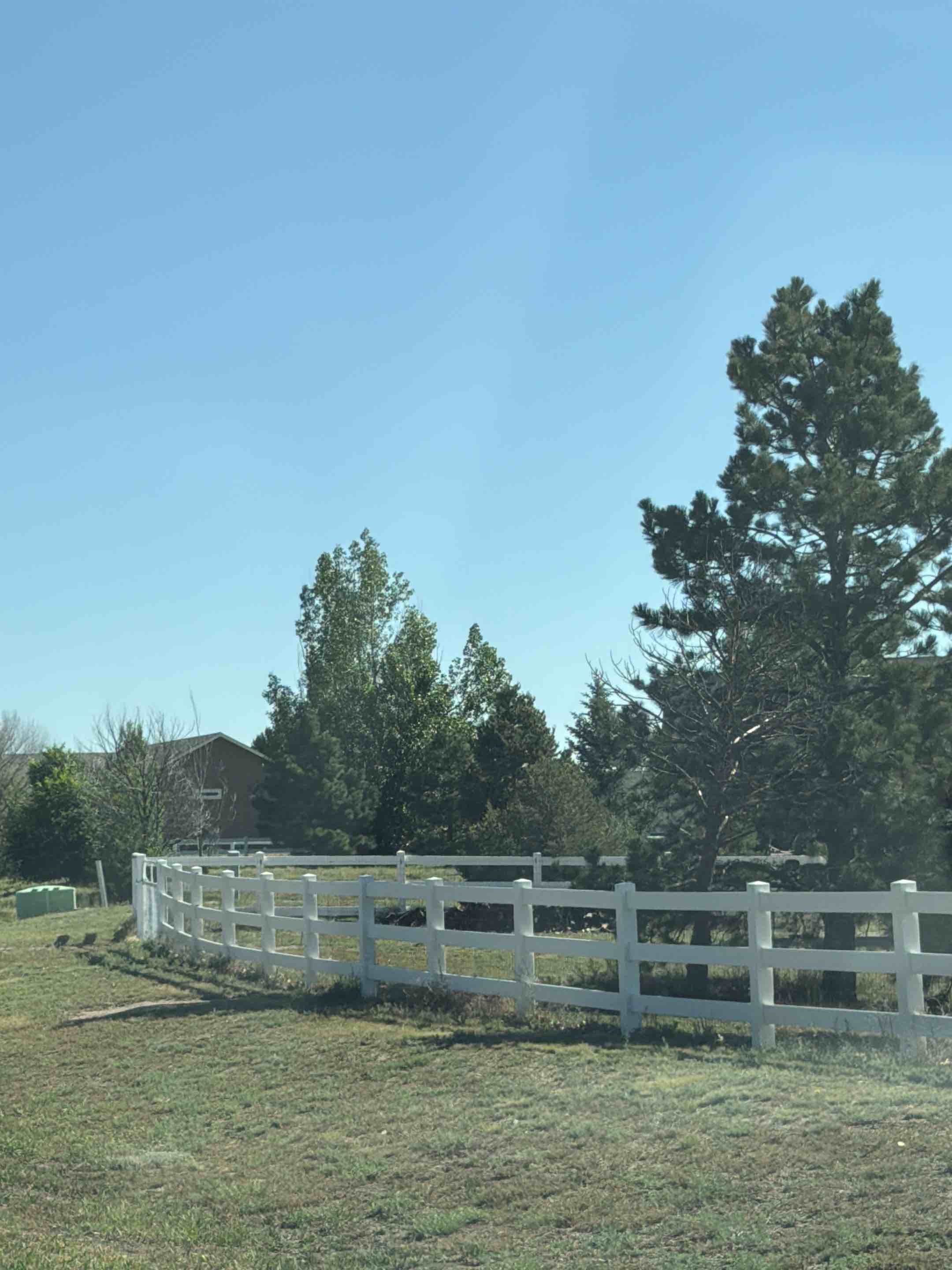 Peyton, CO - Top Rail Fence is in Peyton, CO doing free estimates for Vinyl Ranch Rail Fencing!