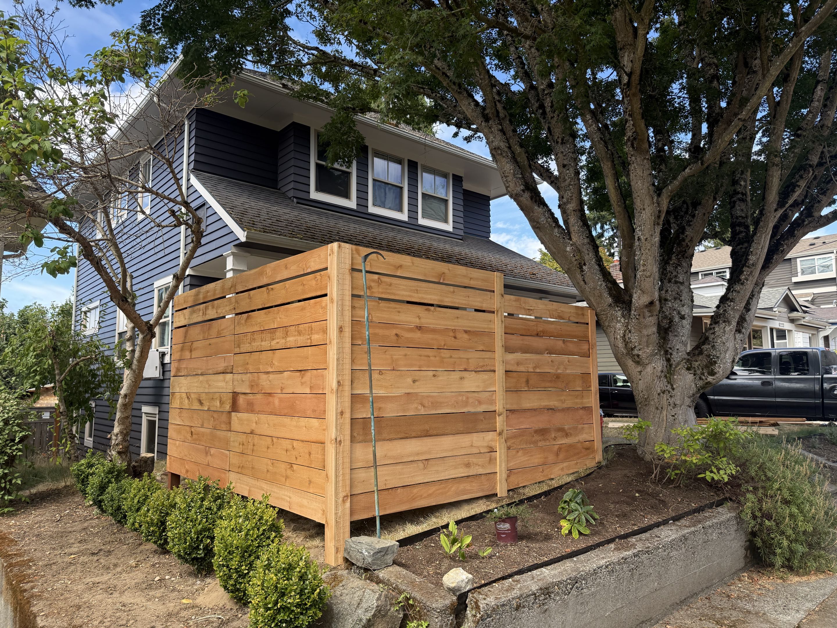 Seattle, WA - Just a wee screening corner and some gates in Bryant.